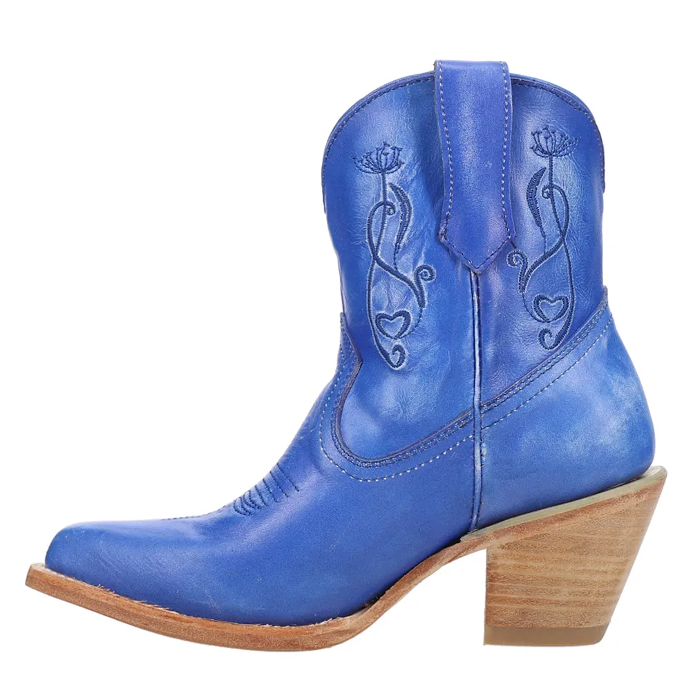 Pixie Embroidered Pointed Toe Cowboy Boots