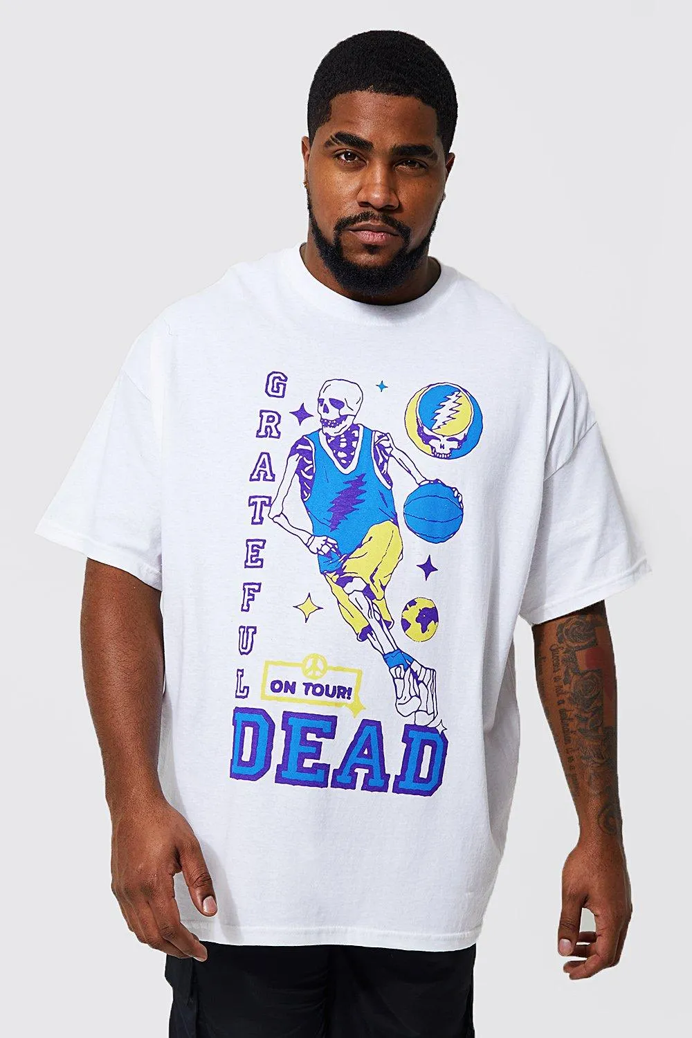 Plus Grateful Dead Basketball License T-shirt