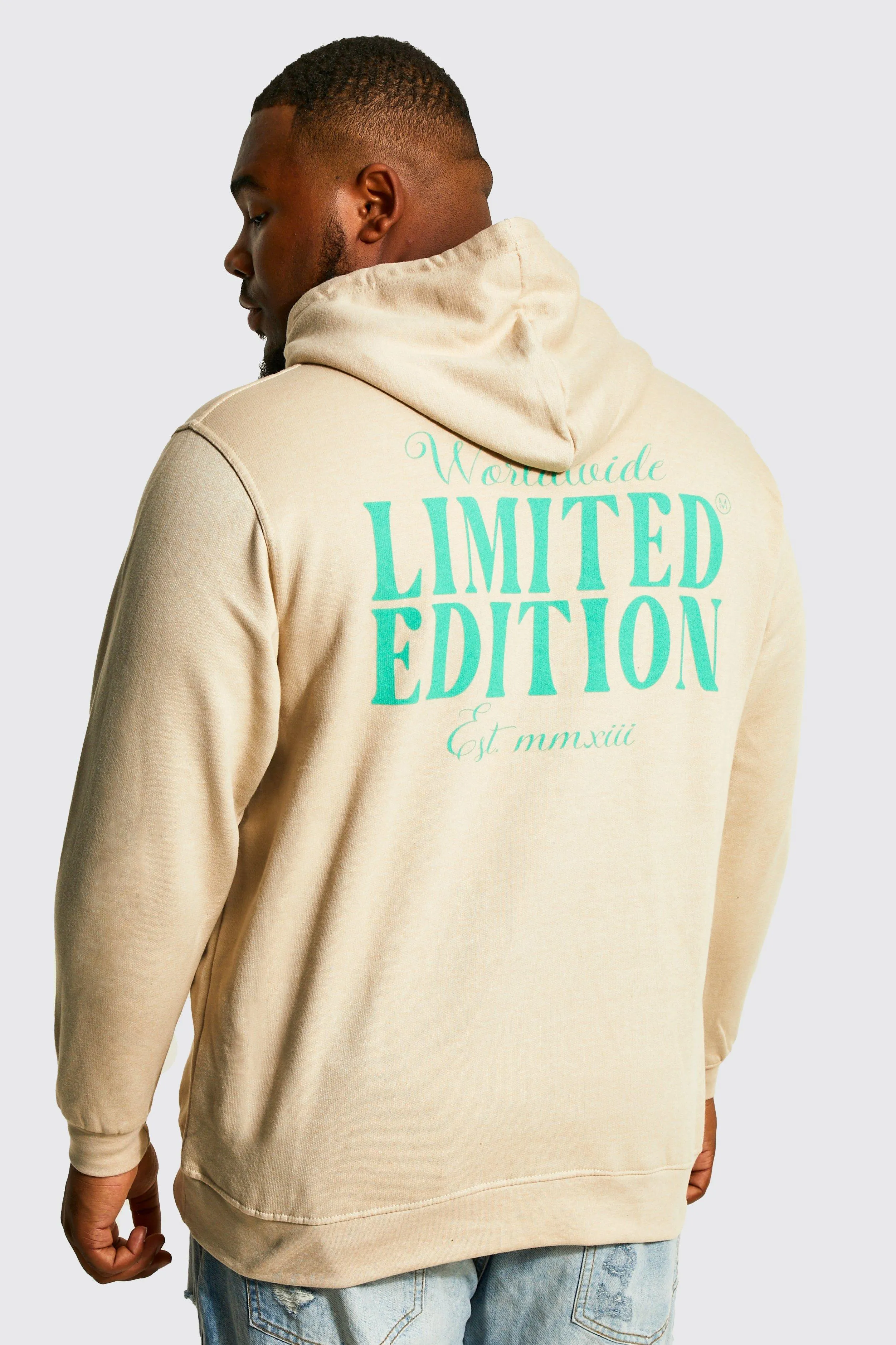 Plus Official Man Front And Back Hoodie
