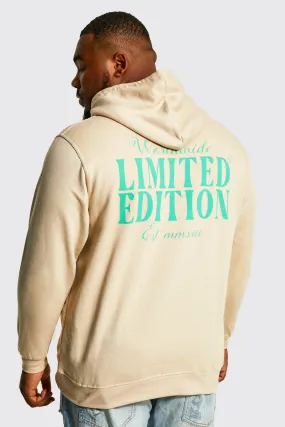 Plus Official Man Front And Back Hoodie