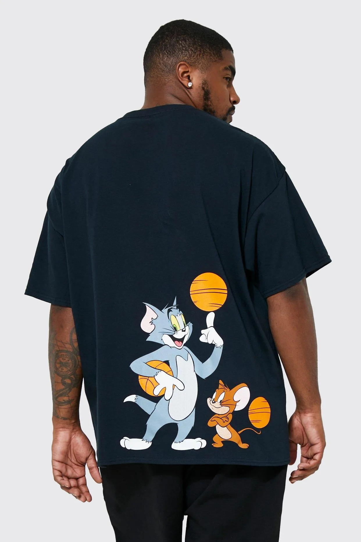 Plus Tom & Jerry Basketball License T-shirt