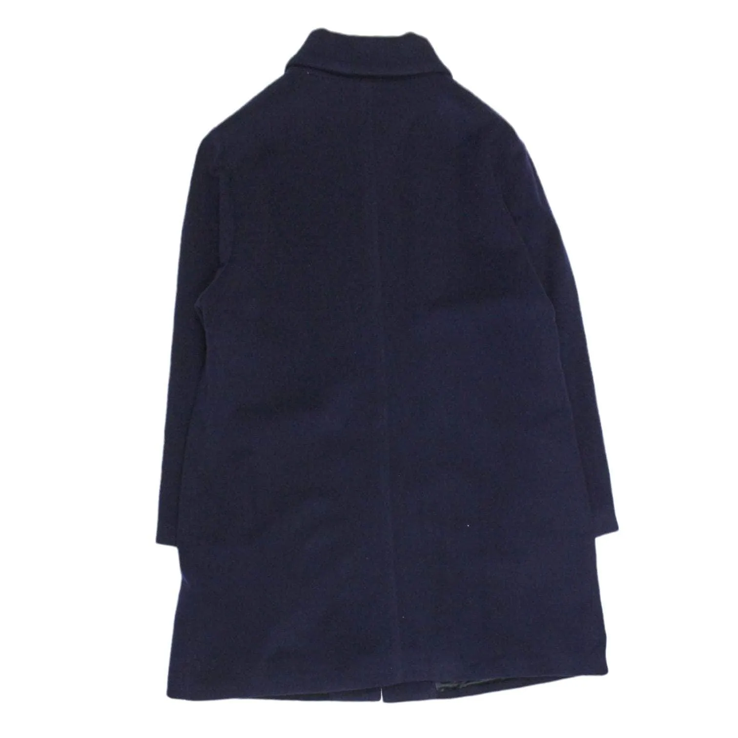 Poetry Navy Cashmere Blend Overcoat