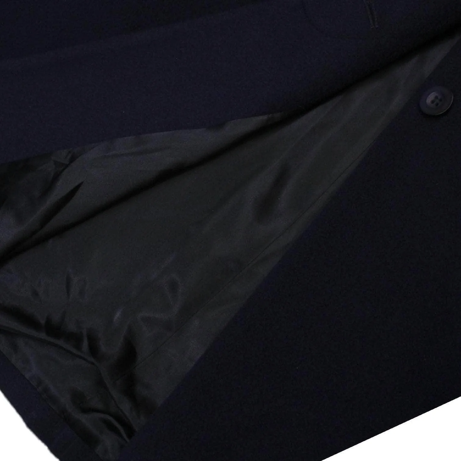 Poetry Navy Cashmere Blend Overcoat