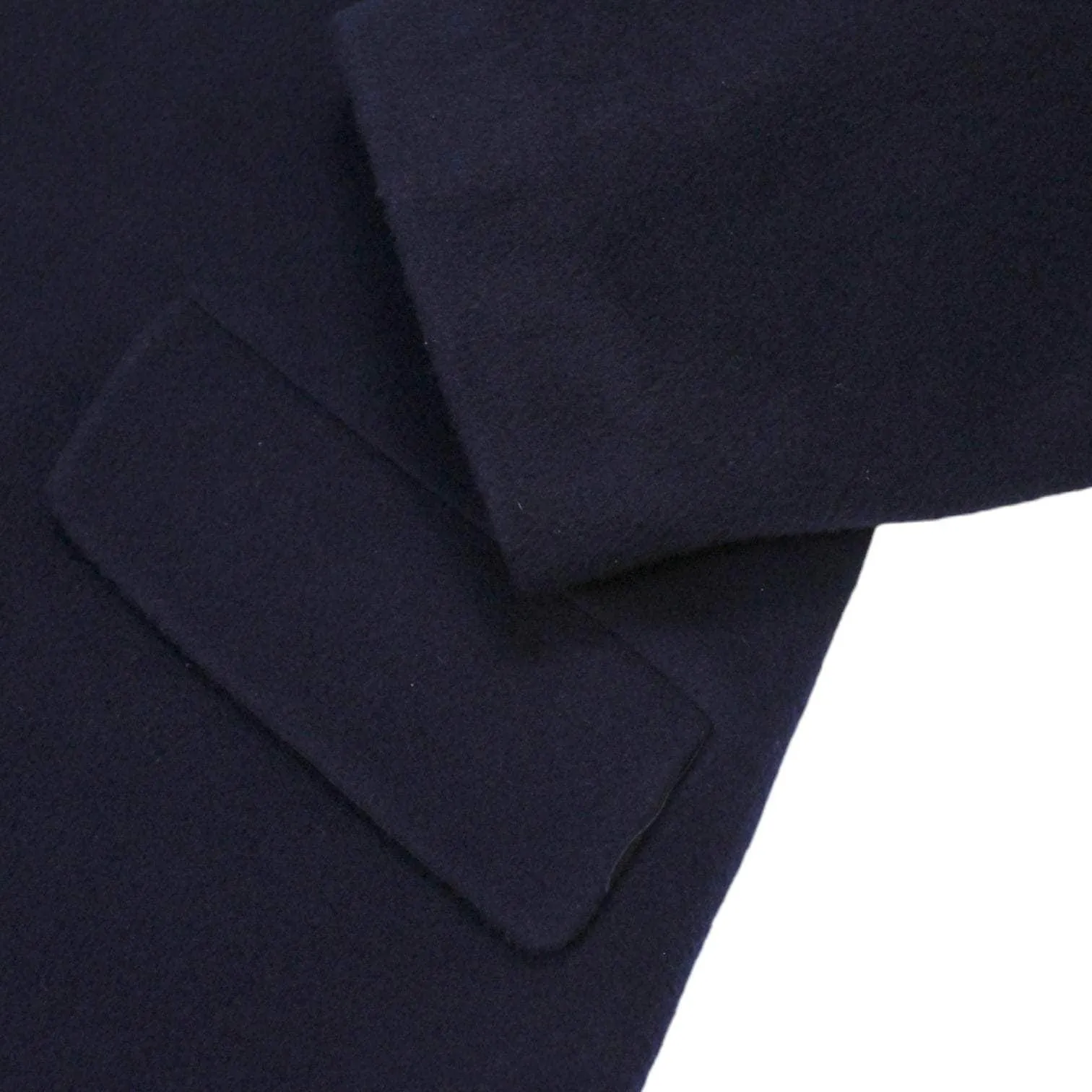 Poetry Navy Cashmere Blend Overcoat