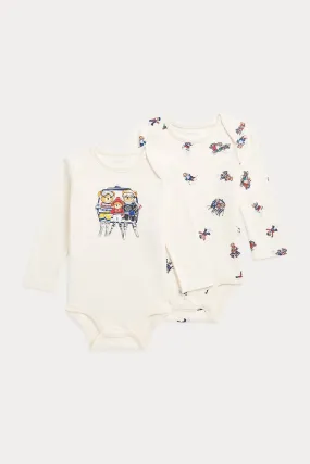 Polo Ralph Lauren Kids 3-9 Aylk Unisex Bebek Polo Bear Body Set