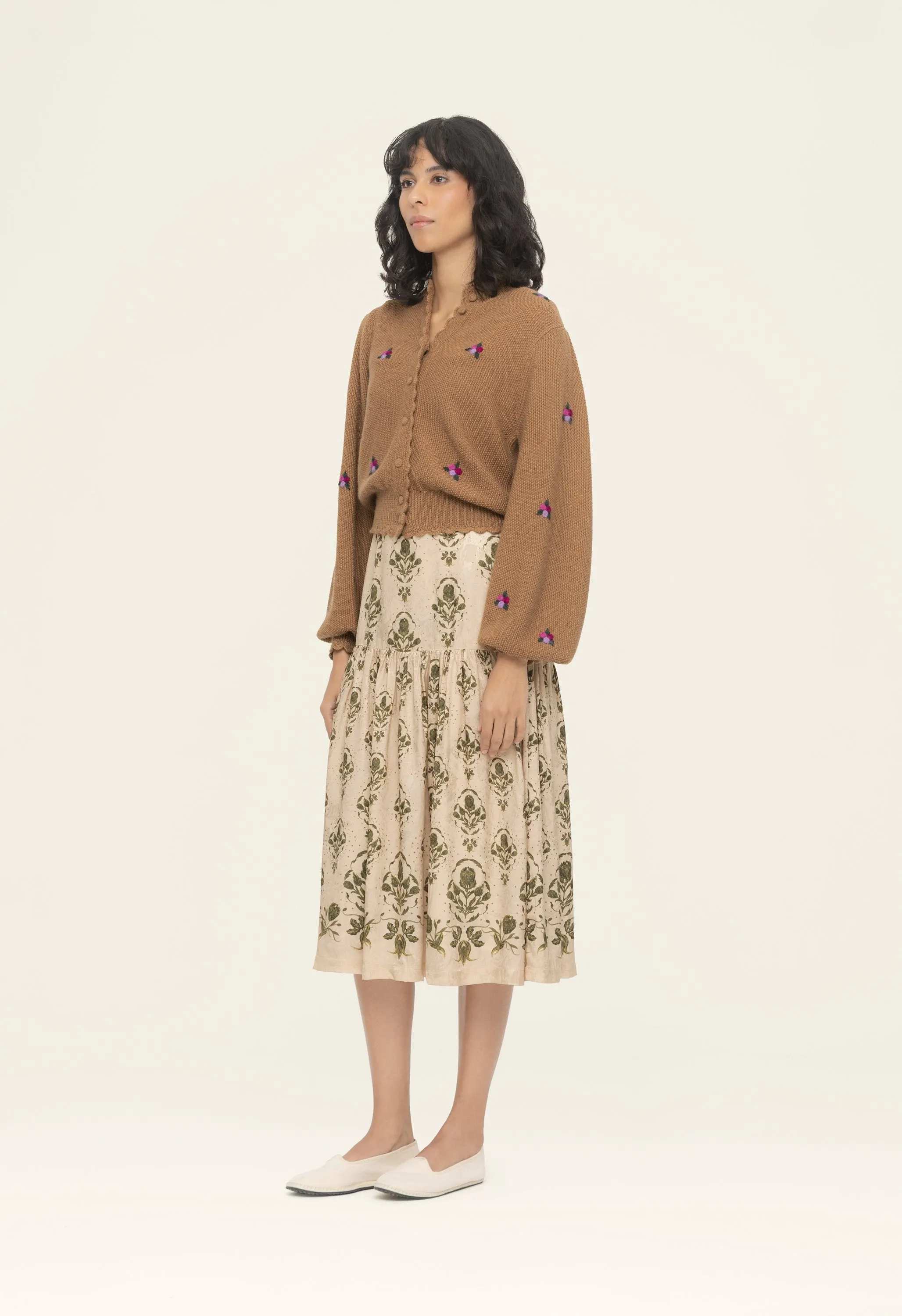 Pradera Brown Cardigan