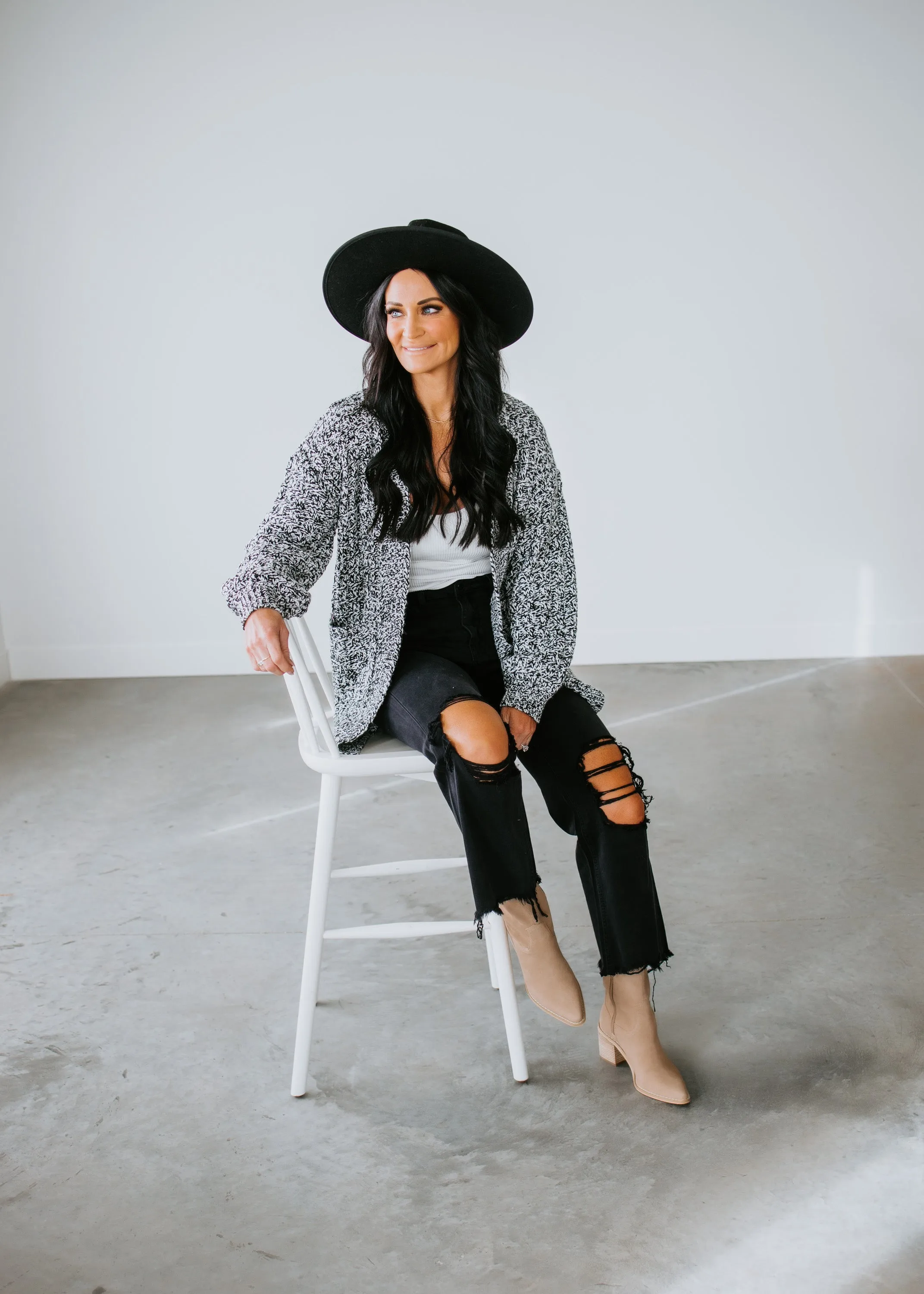 Prestyn Marled Cardigan