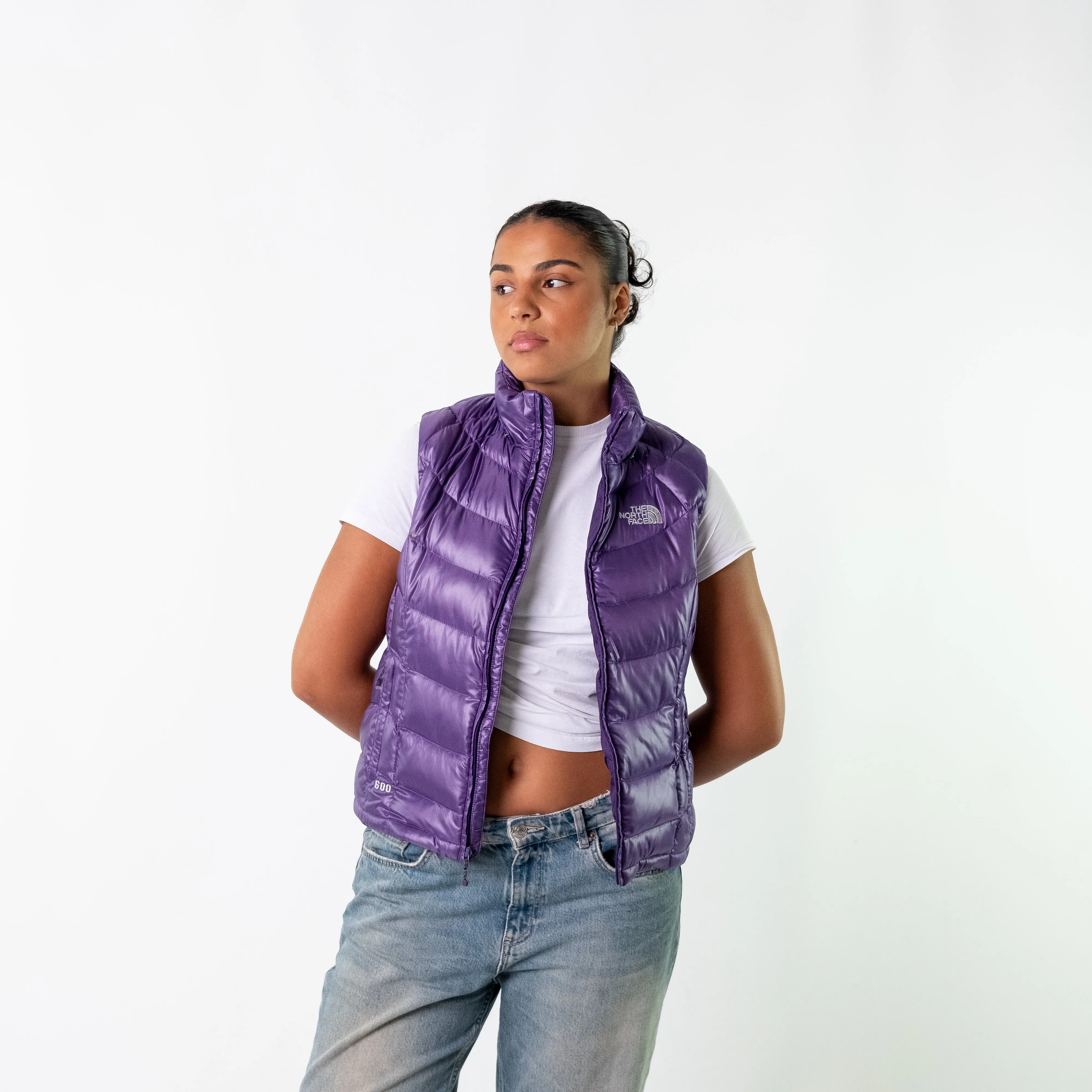 Purple 90s The North Face 90 Gilet (S)