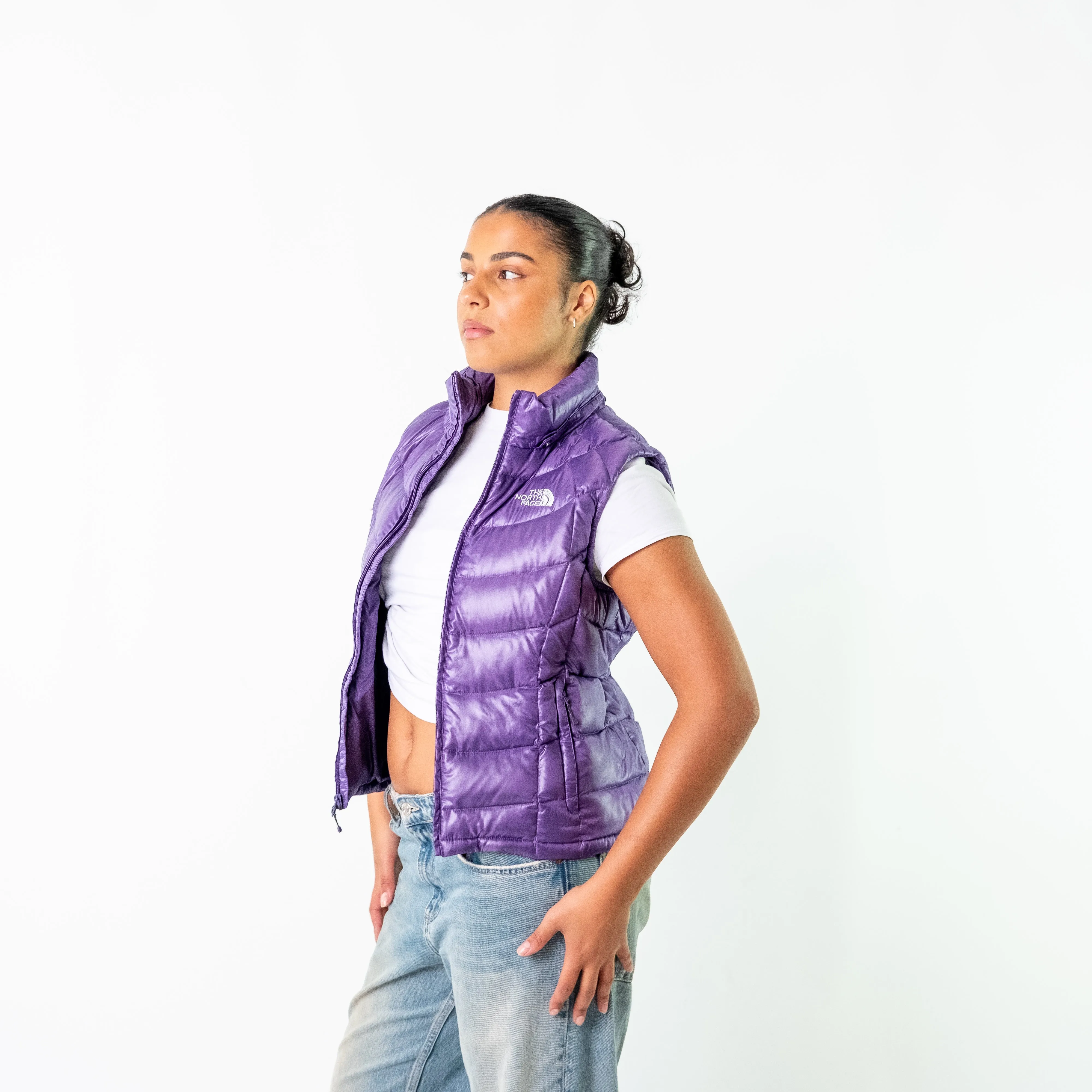 Purple 90s The North Face 90 Gilet (S)