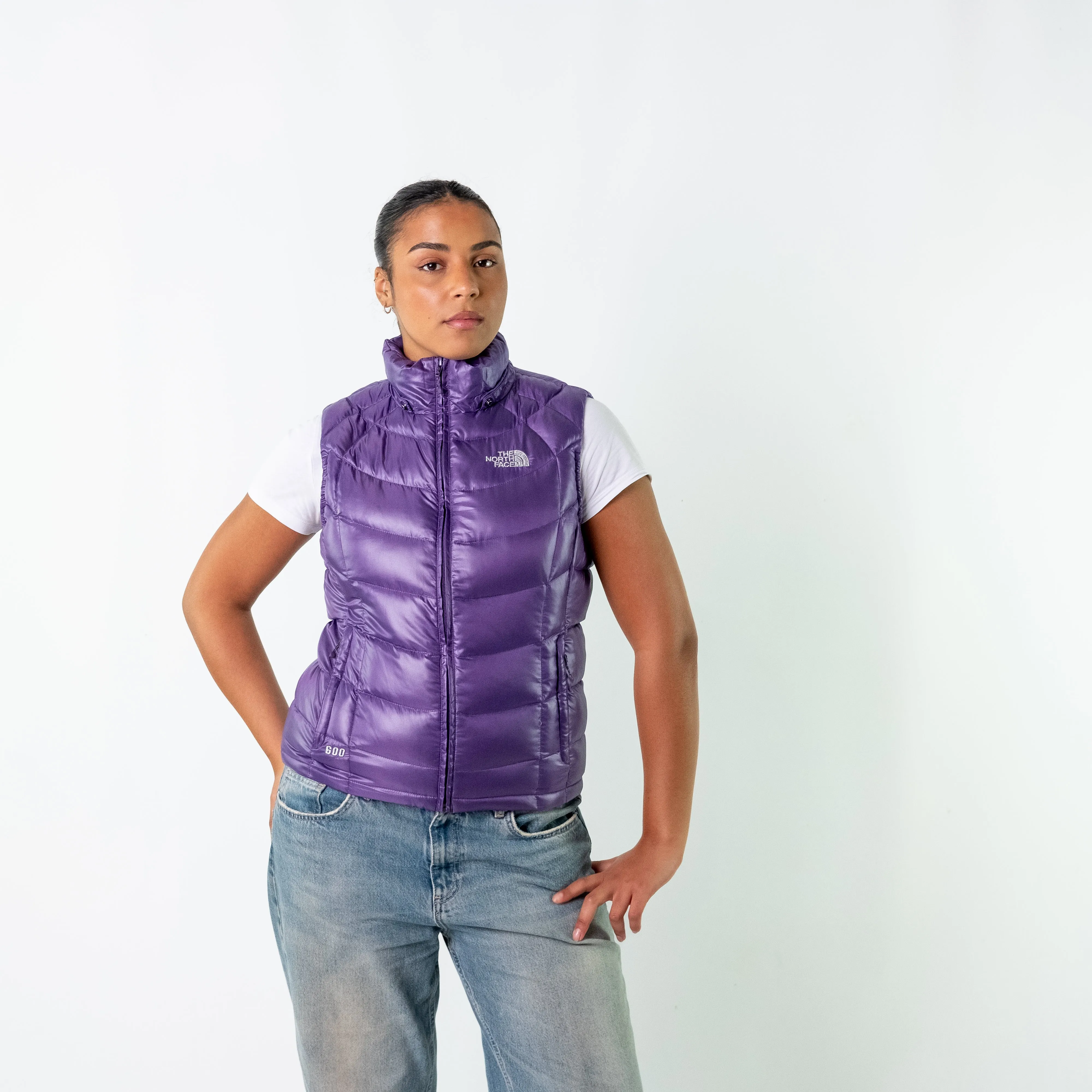 Purple 90s The North Face 90 Gilet (S)