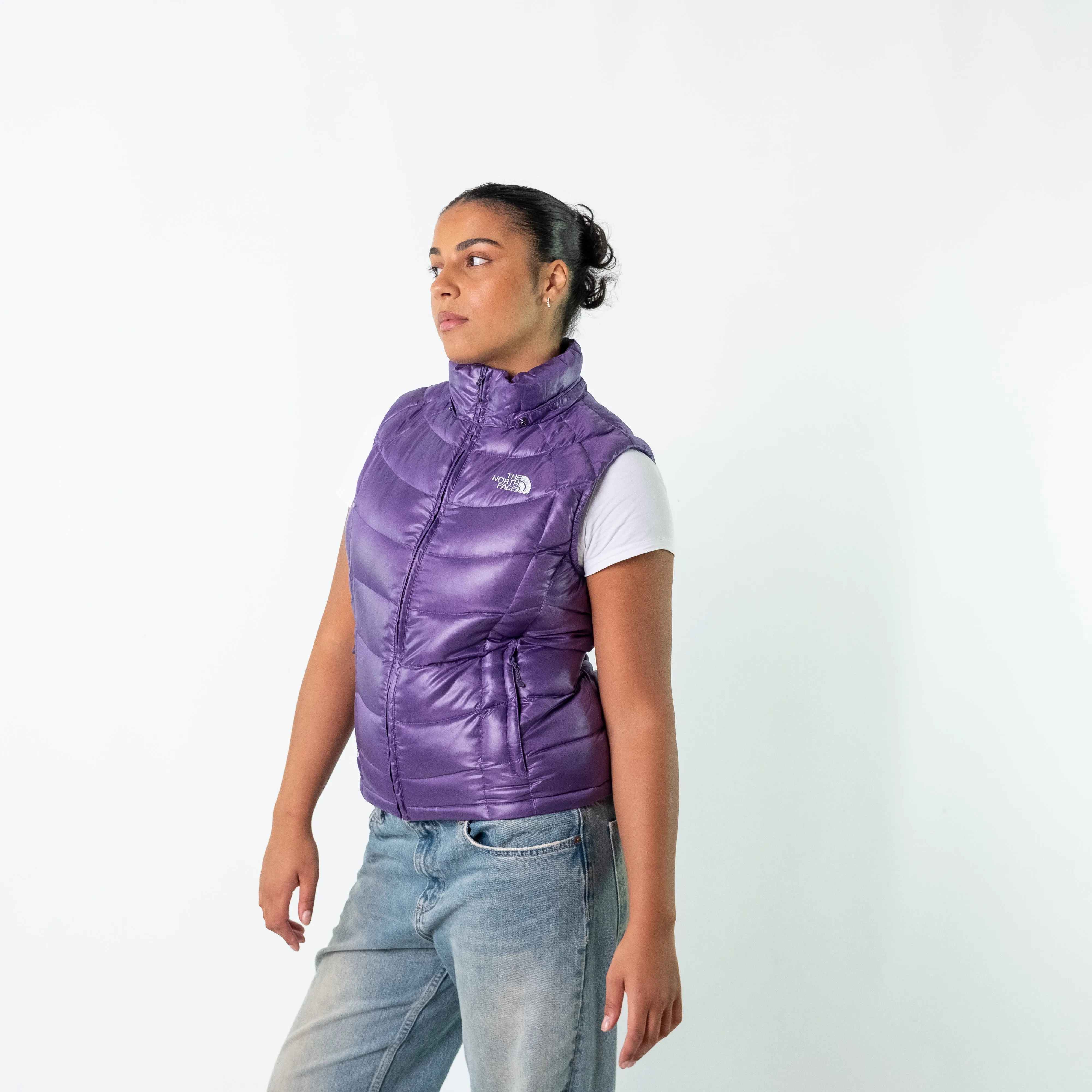 Purple 90s The North Face 90 Gilet (S)