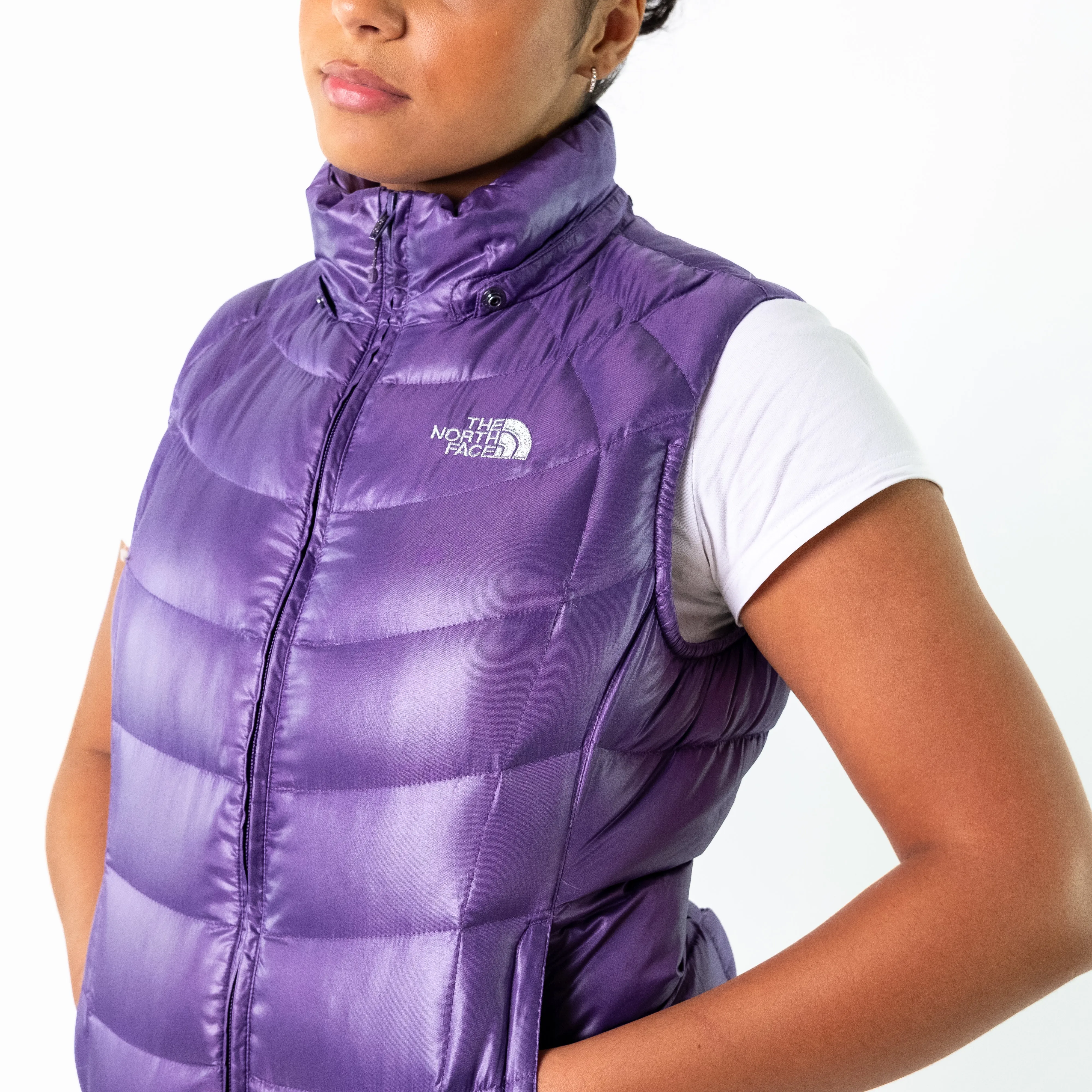 Purple 90s The North Face 90 Gilet (S)