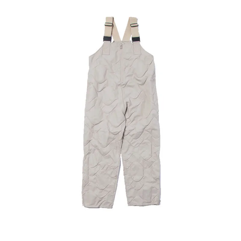 Quilt-Like Overall - Greige