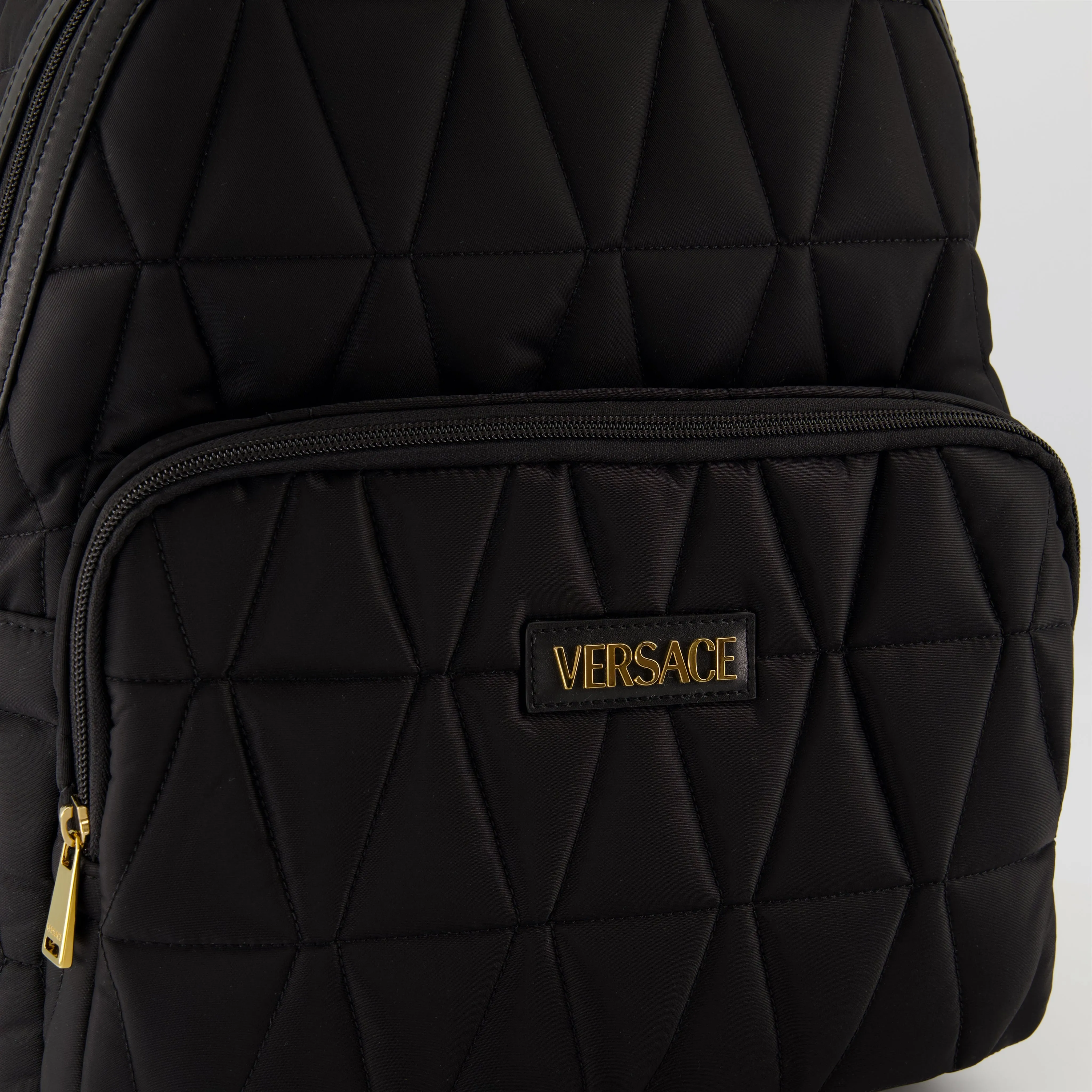 Quilted Nylon Backpack