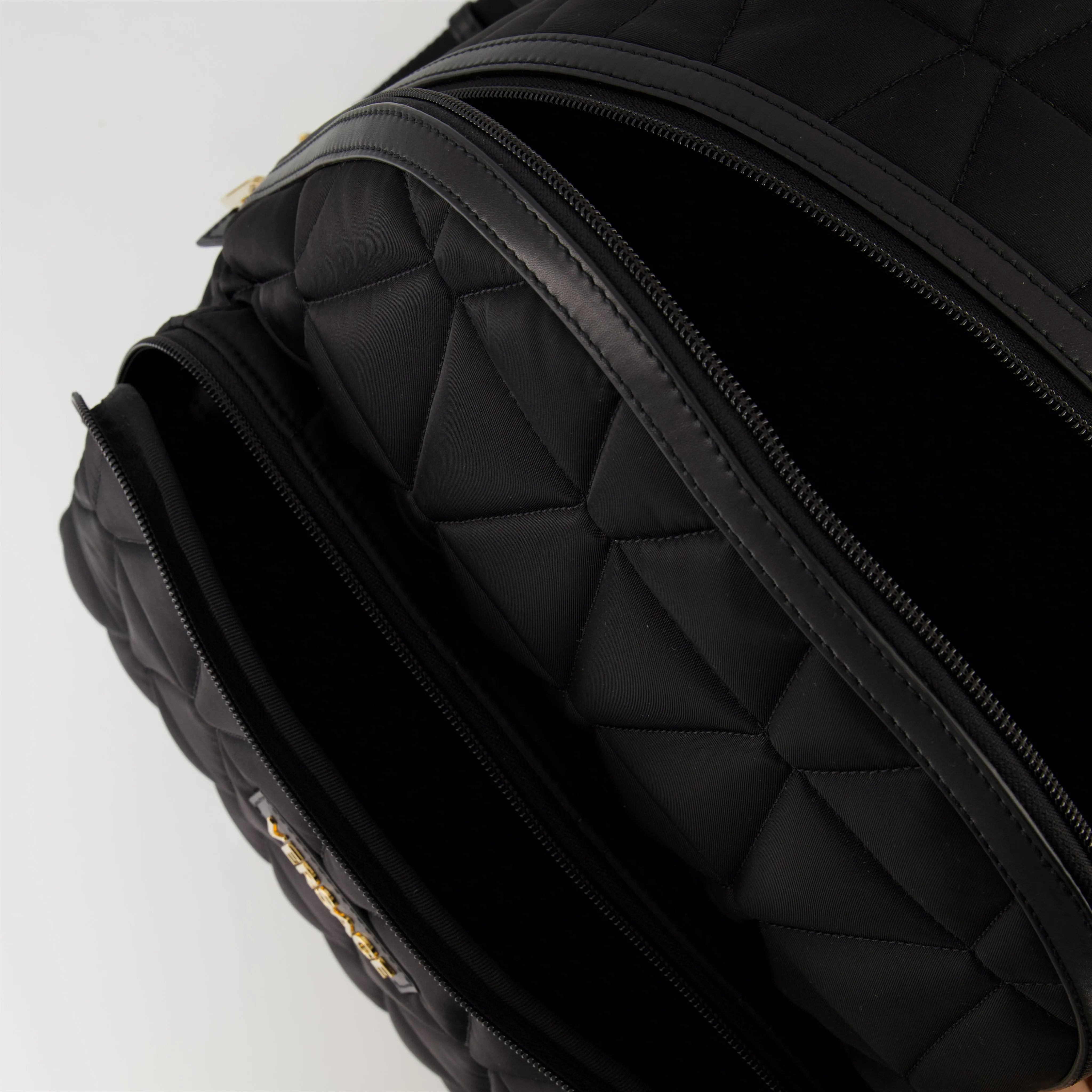 Quilted Nylon Backpack