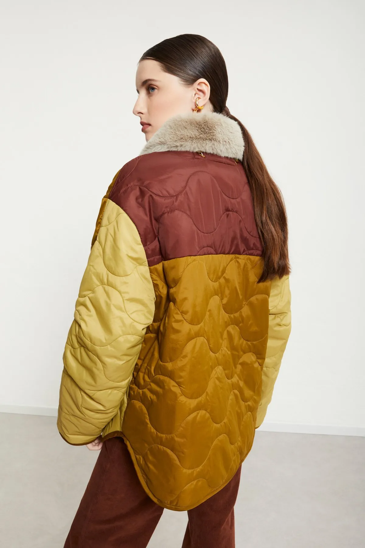 Quilted puffer jacket