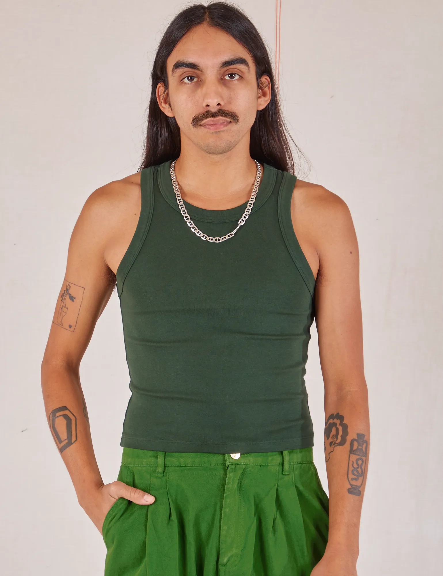 Racerback Tank - Swamp Green