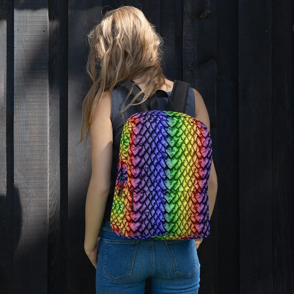 Rainbow Dragon Scale Backpack