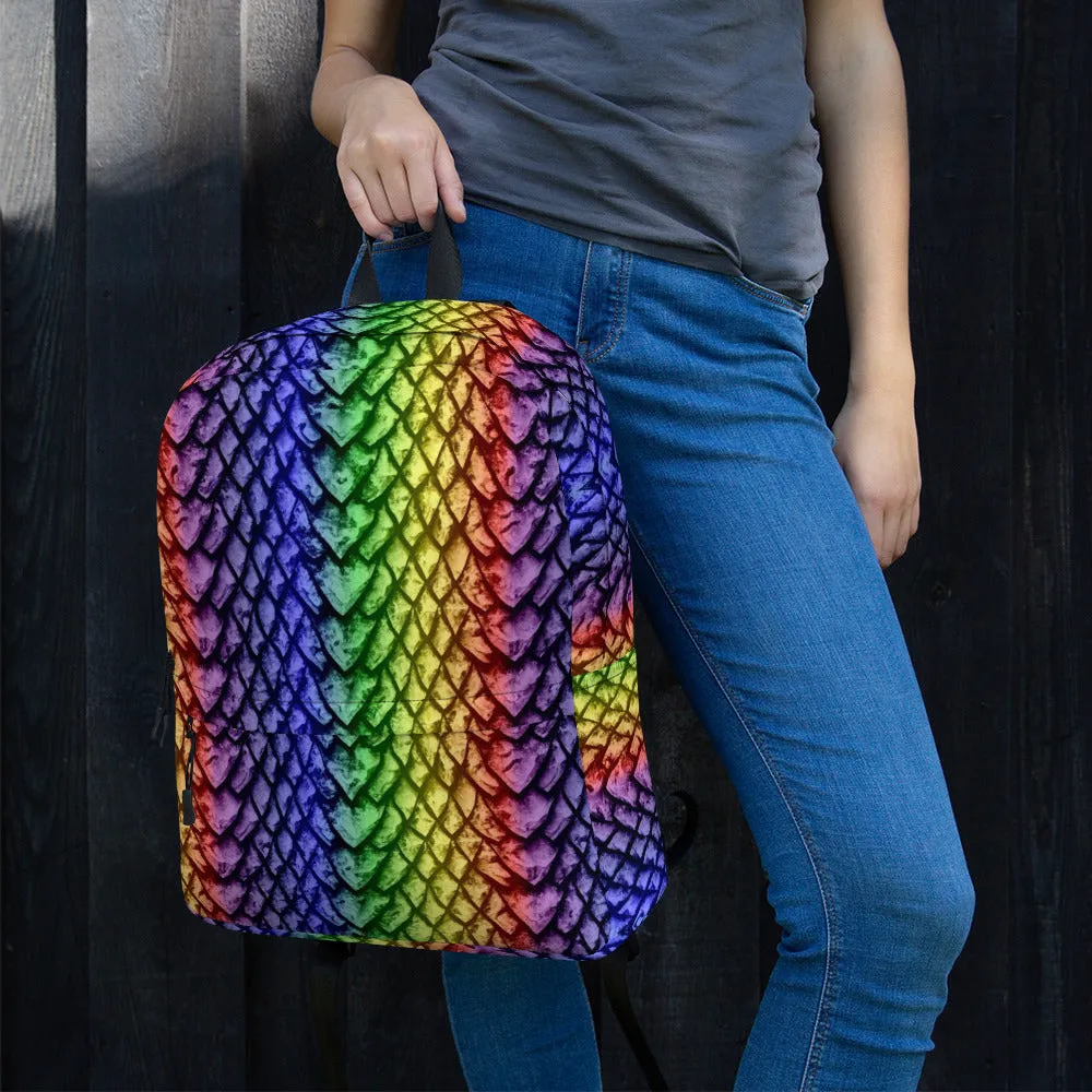 Rainbow Dragon Scale Backpack