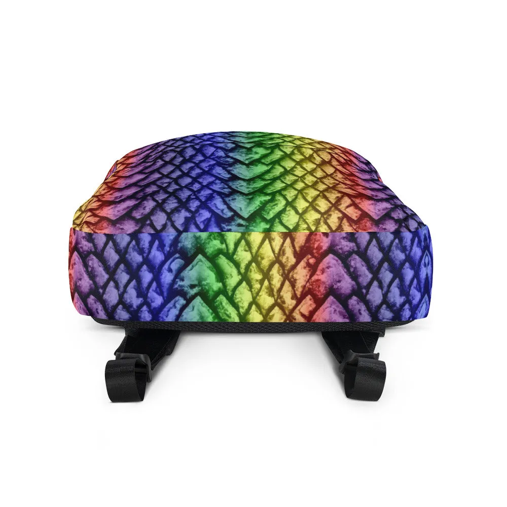 Rainbow Dragon Scale Backpack