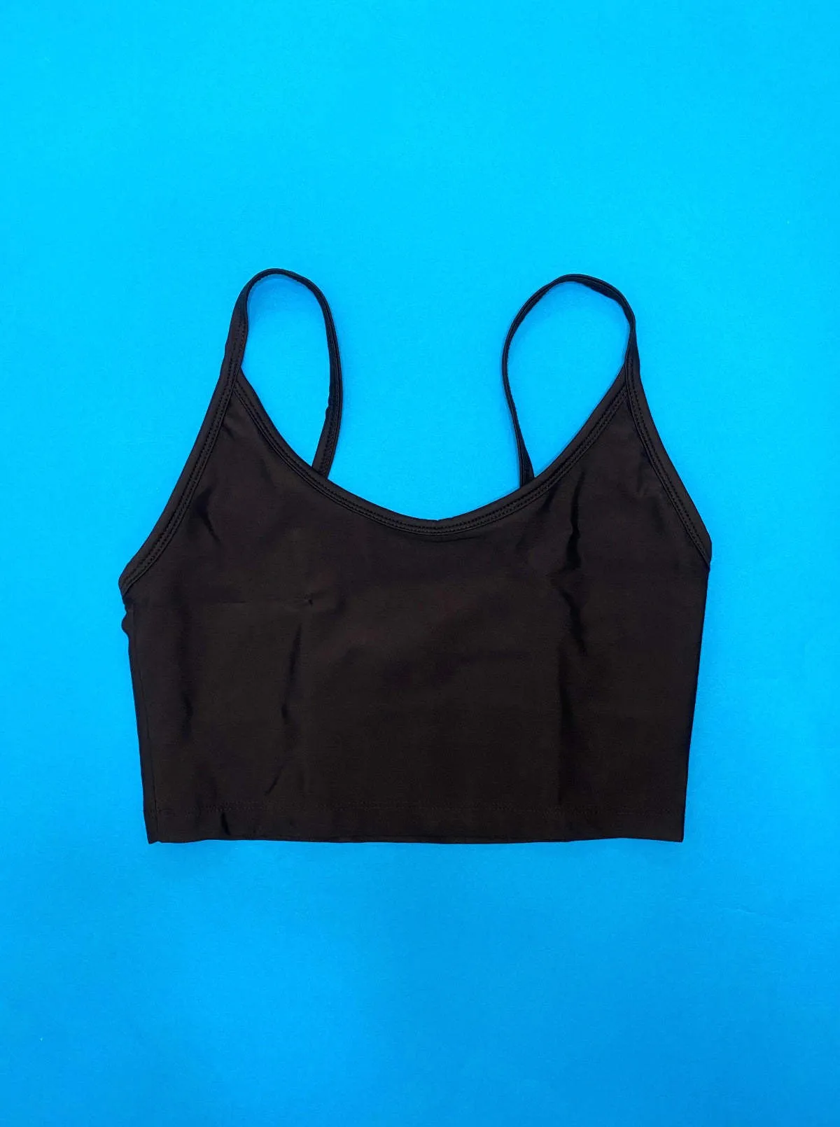 Ran Bikini Tank Top - Black