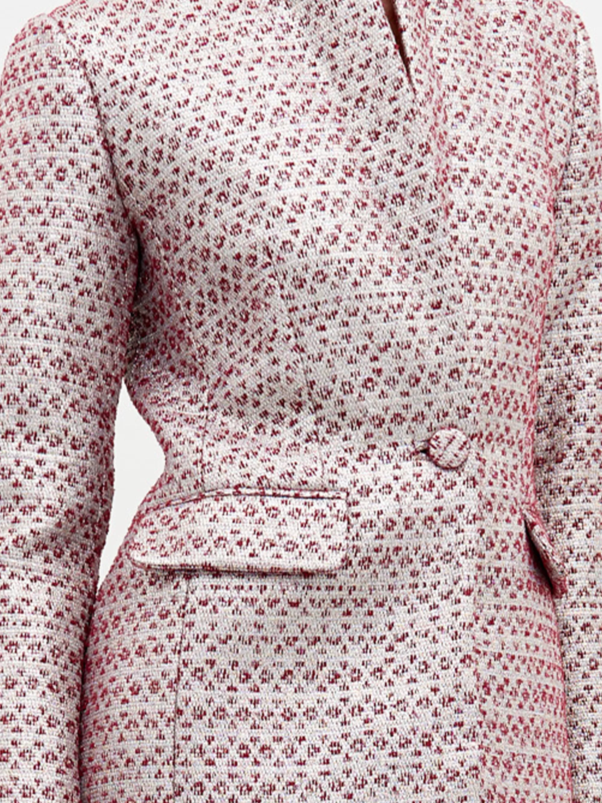 Rebeca Jacket Metallic Burgundy