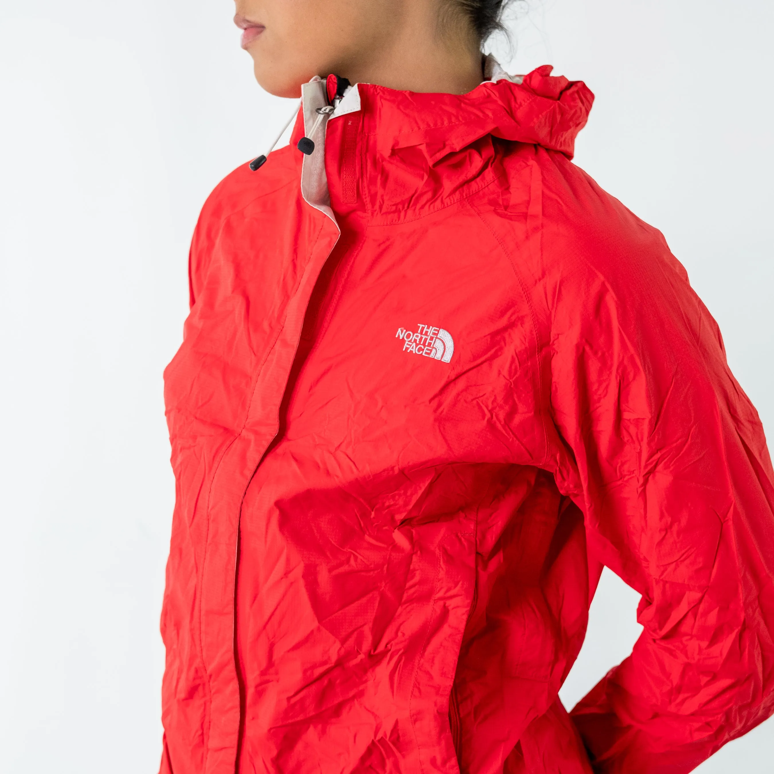 Red 90s The North Face Rain Jacket (S)