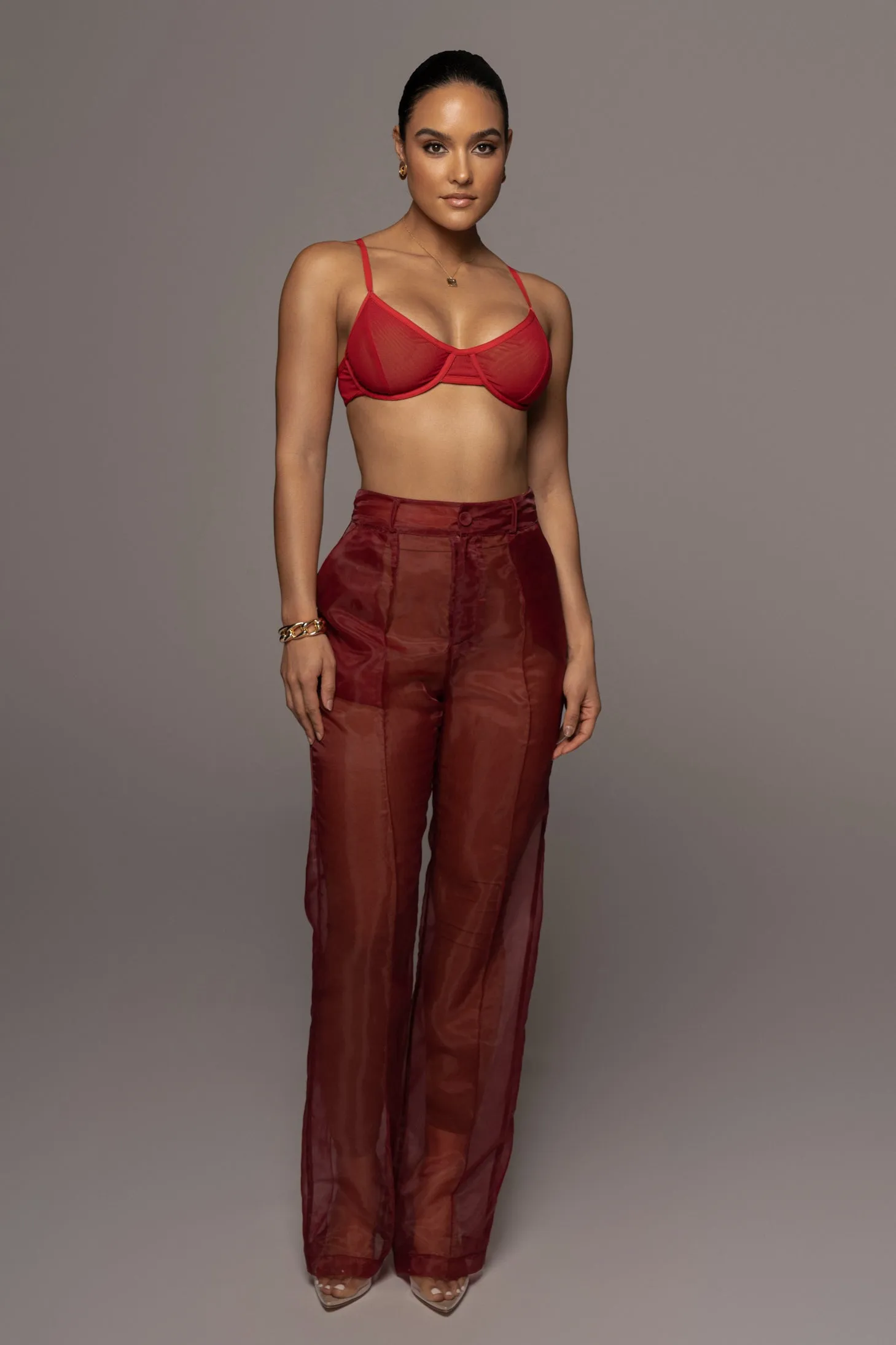 Red Joni Bralette