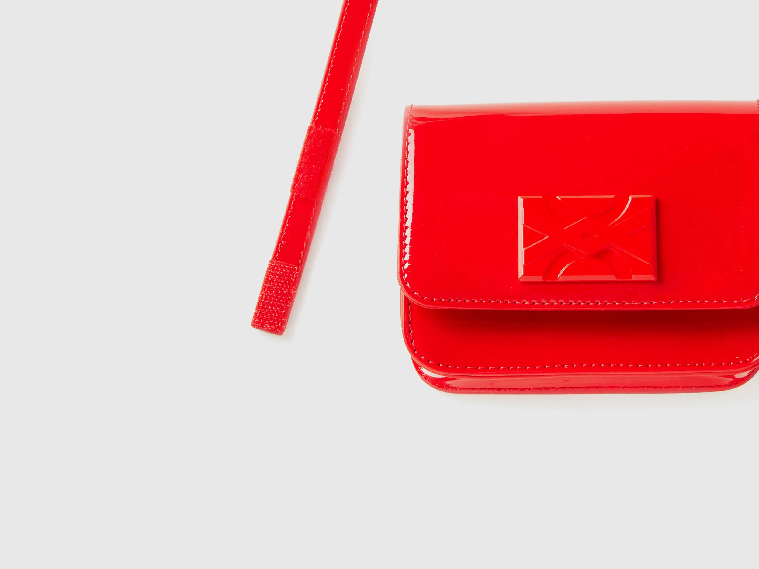 Red mini shiny Be Bag - Red | Benetton