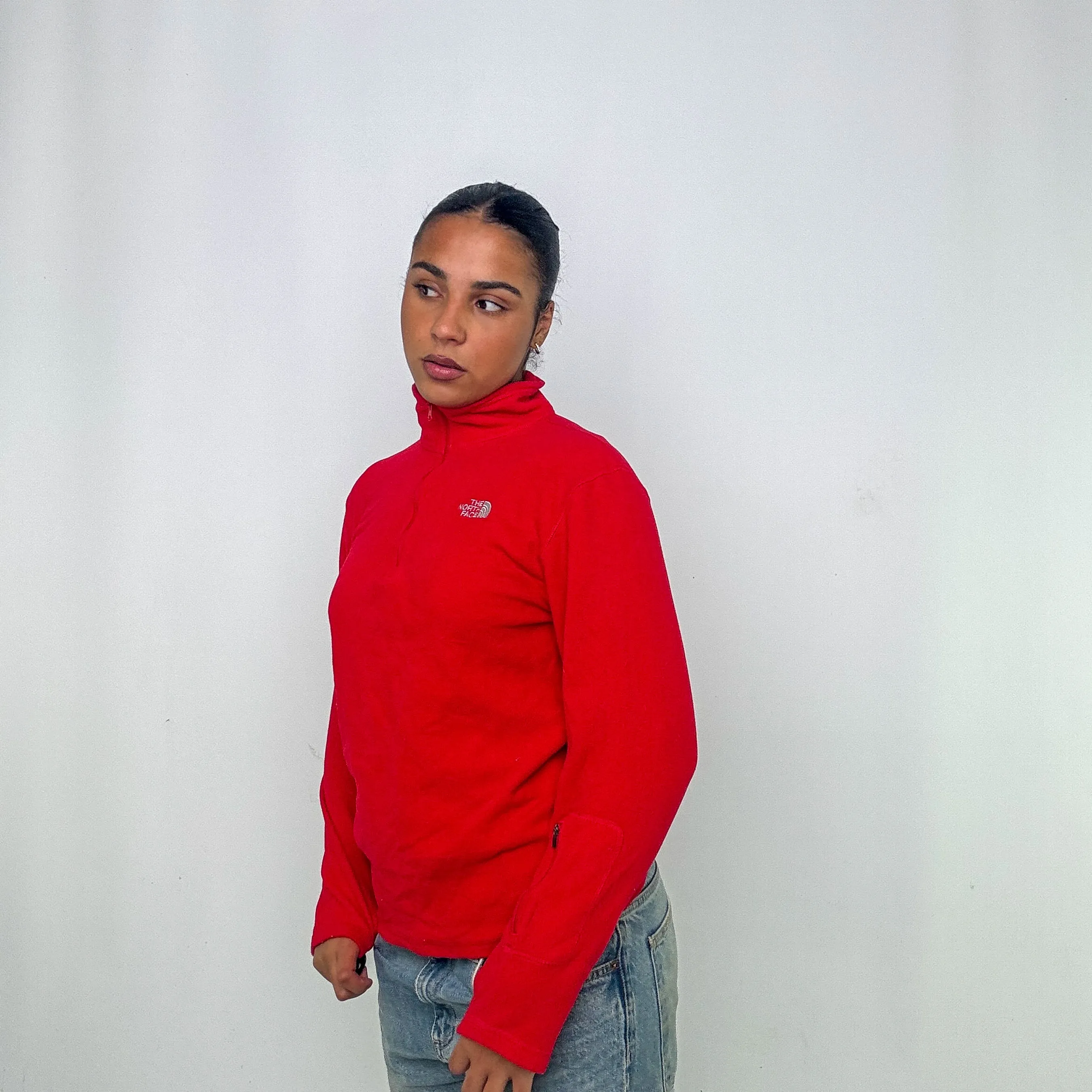 Red y2ks The North Face Fleece (M)