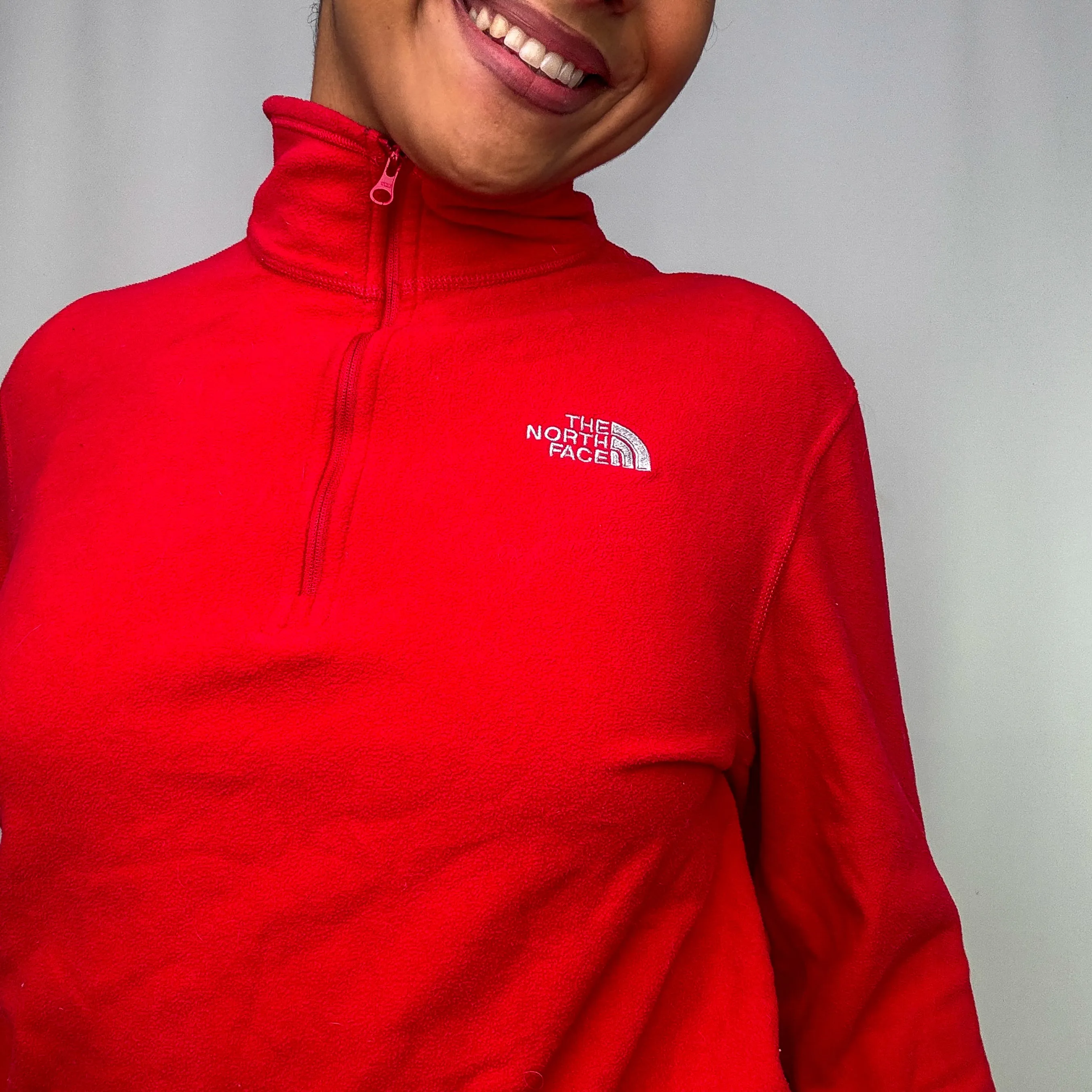 Red y2ks The North Face Fleece (M)