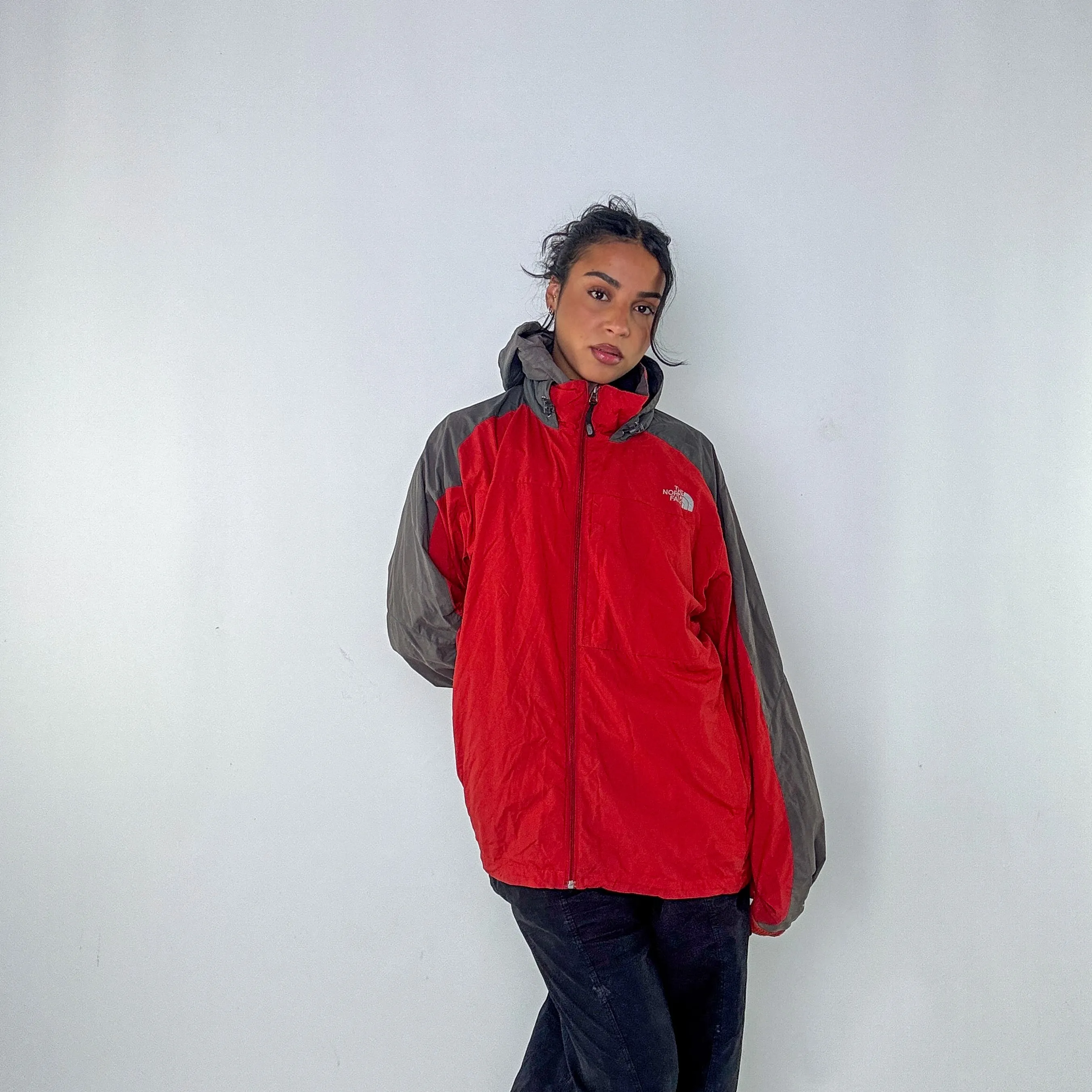 Red y2ks The North Face Rain Jacket (XXL)