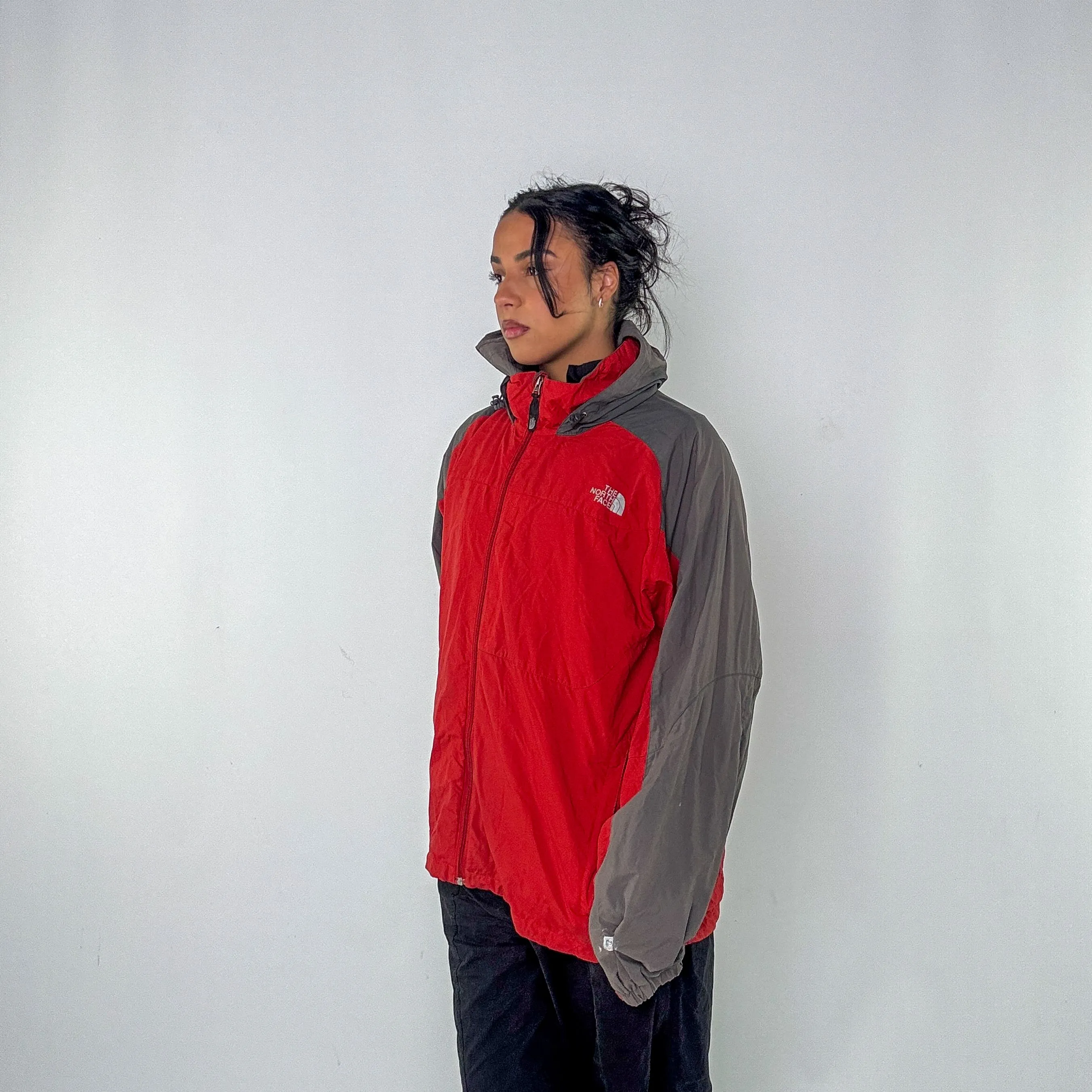 Red y2ks The North Face Rain Jacket (XXL)