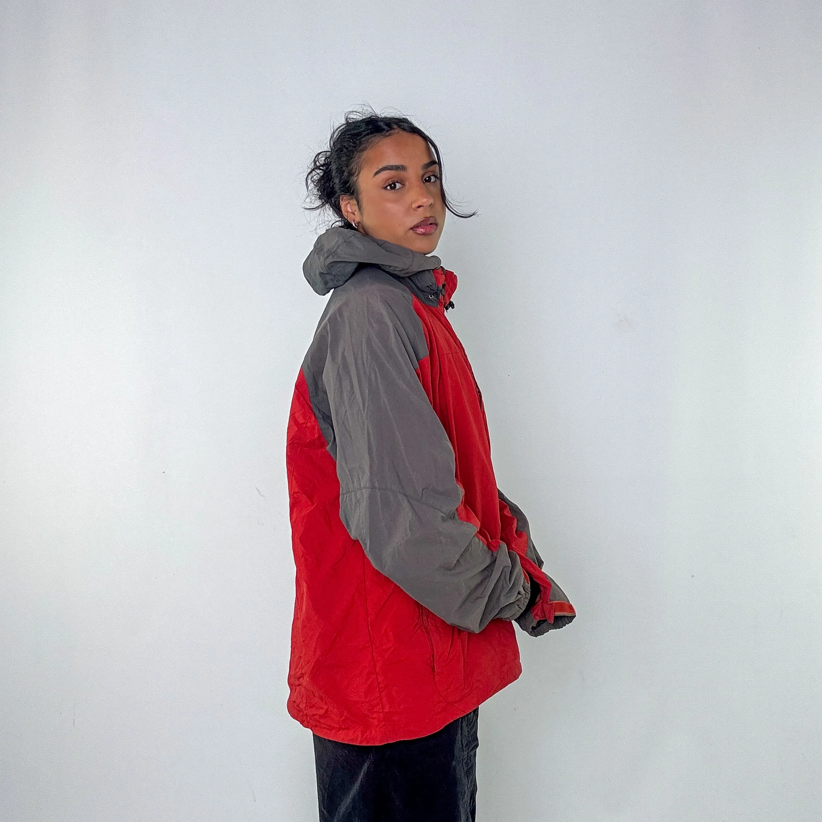 Red y2ks The North Face Rain Jacket (XXL)