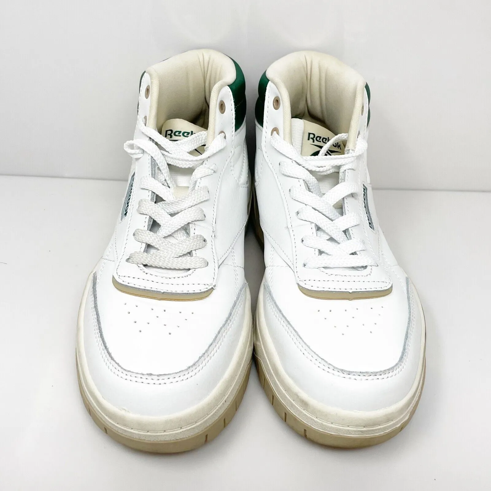 Reebok Womens Tech T Geo Classic Hi 30212WWCG White Casual Shoes Sneakers Size 8