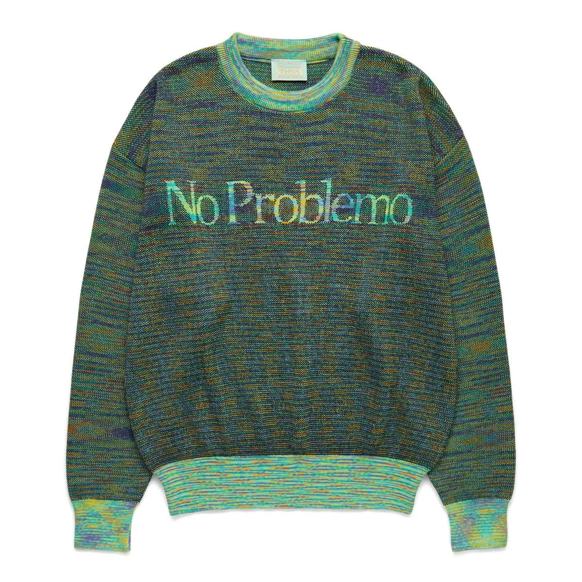 REVERSE PROBLEMO GREEN SPACE DYE KNIT GREEN | Bodega