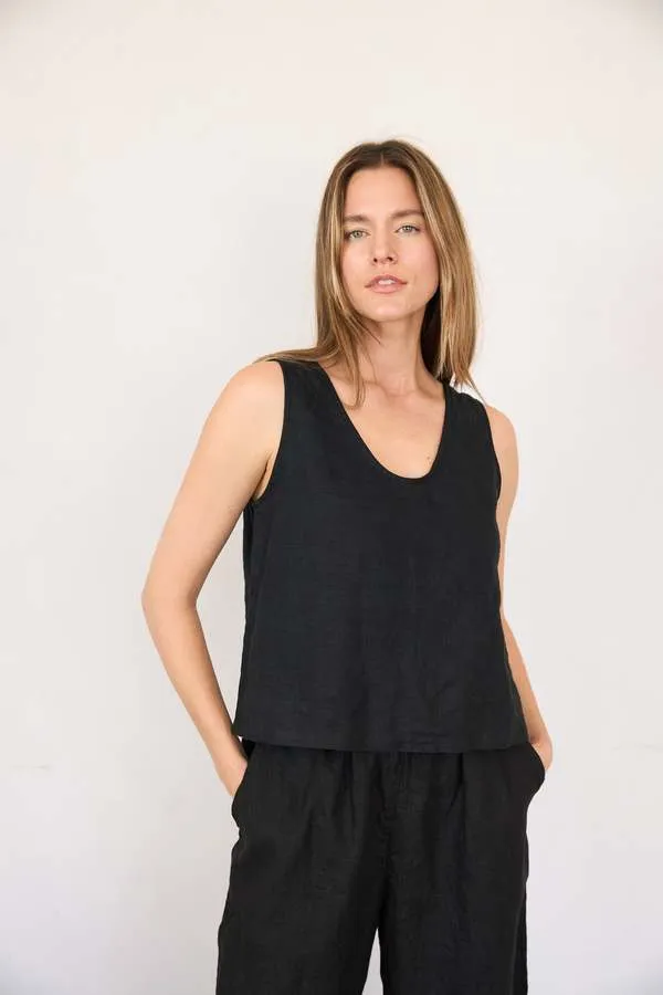 Reversible Linen Tank