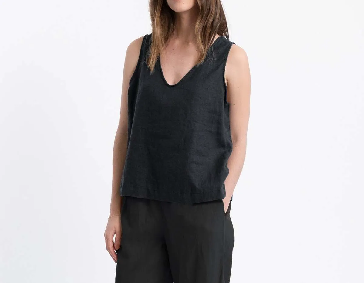 Reversible Linen Tank