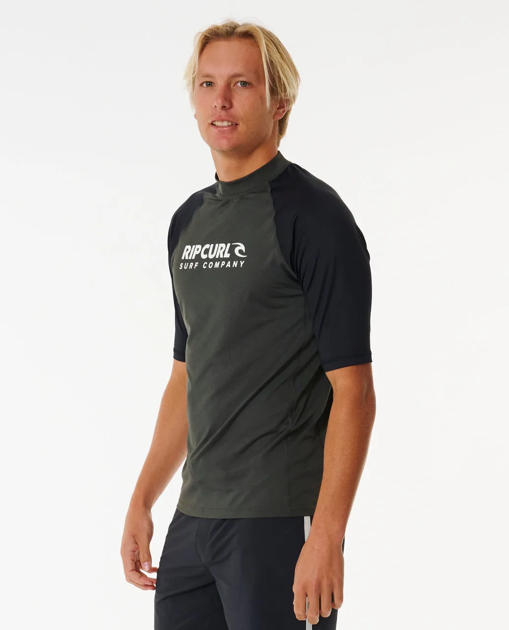 Rip Curl Mens Shock UPF 50 Short Sleeve Rash Vest