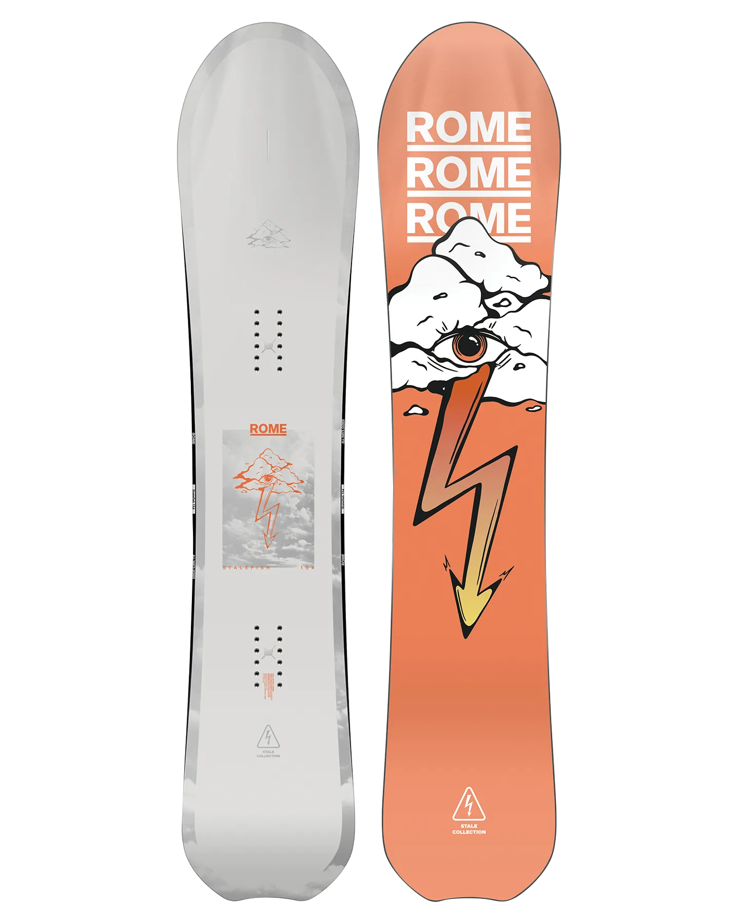 Rome Stale Fish Snowboard - 2025 | Shop Snowboards at Trojan Wake Ski Snow & Snow Skiers Warehouse