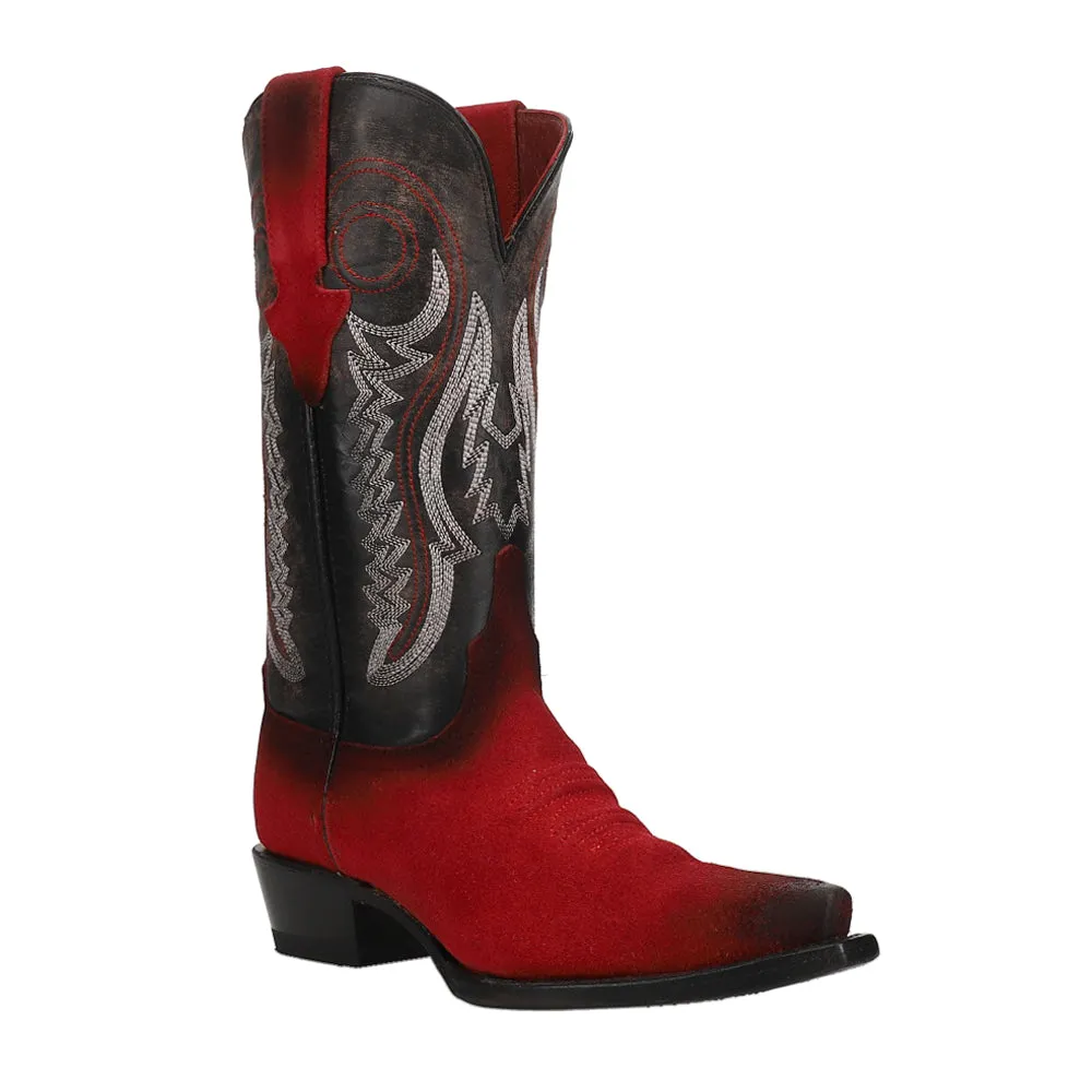Roughrider Embroidered Snip Toe Cowboy Boots