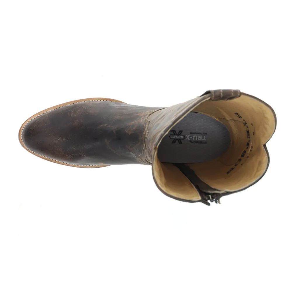 Roughstock Zip Round Toe Cowboy Boots