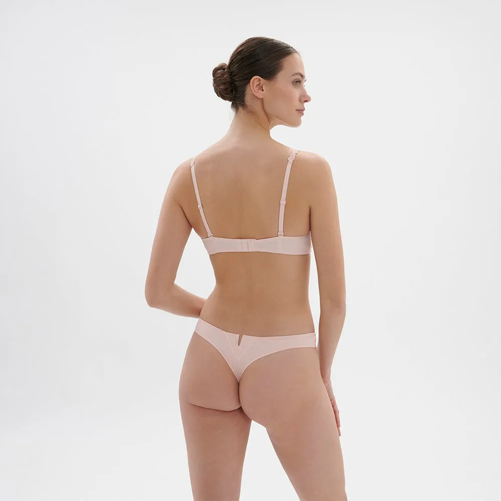 Saga Pink Nude Thong