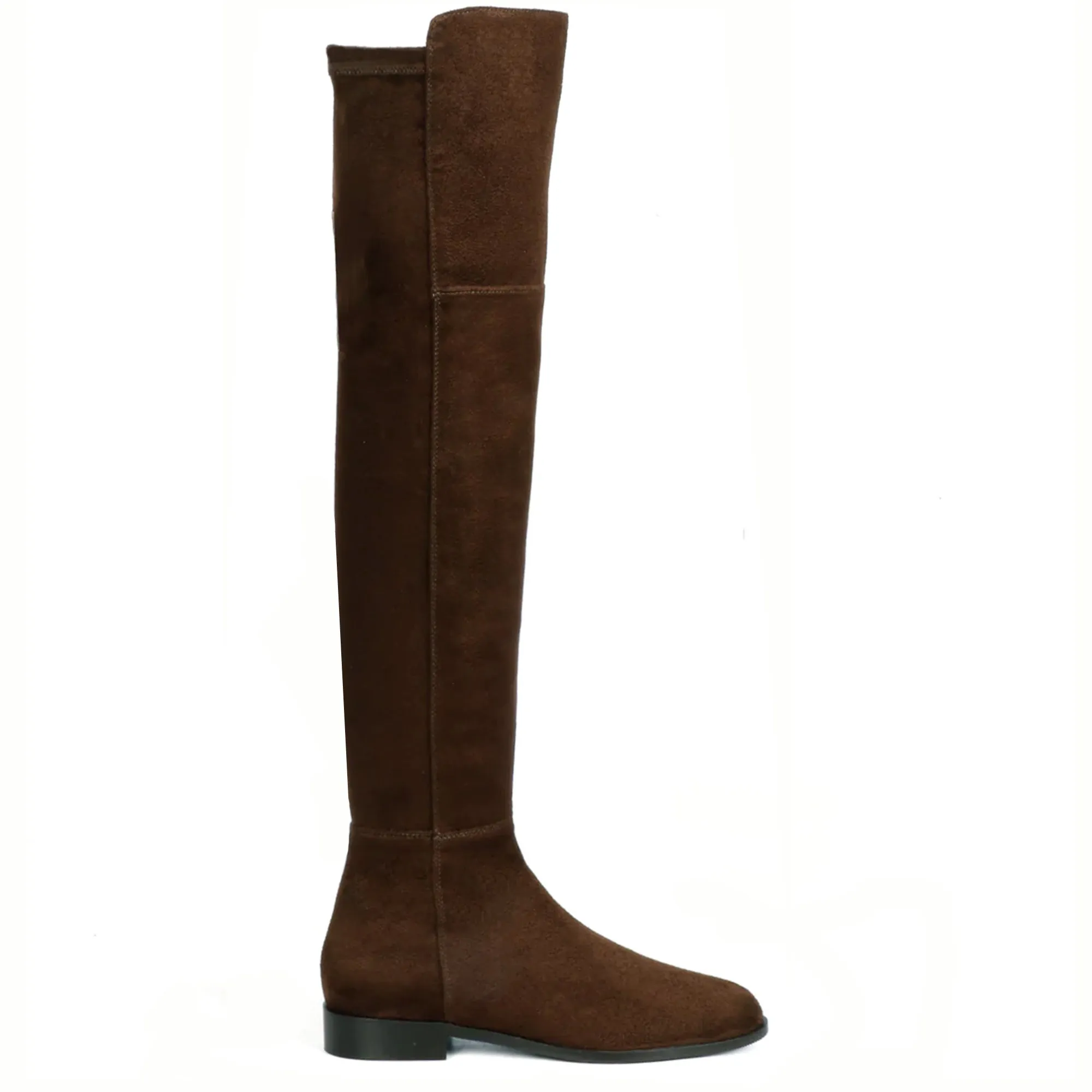 Saint Isabella Brown Strech Suede above the knee boots