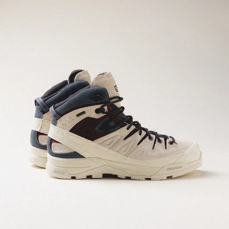 Salomon X-Alp Mid Leather GTX Almond Milk / Catawba Grape / Turbulence