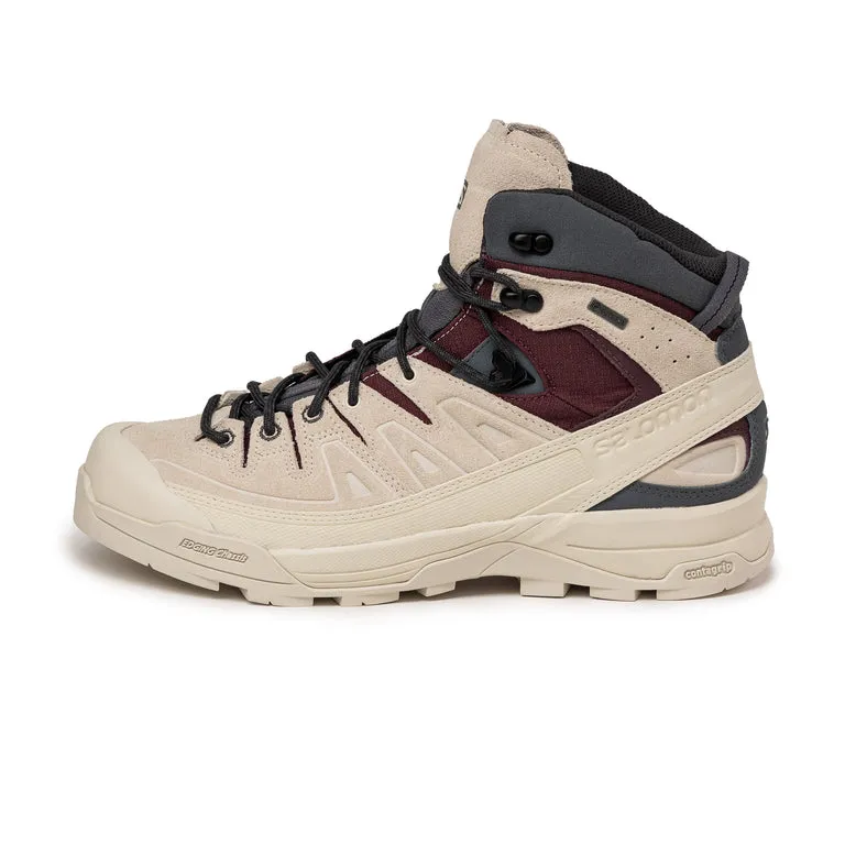 Salomon X-Alp Mid Leather GTX Almond Milk / Catawba Grape / Turbulence