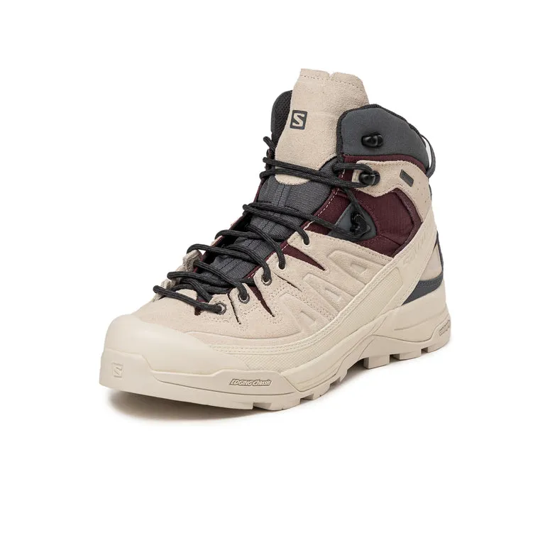 Salomon X-Alp Mid Leather GTX Almond Milk / Catawba Grape / Turbulence