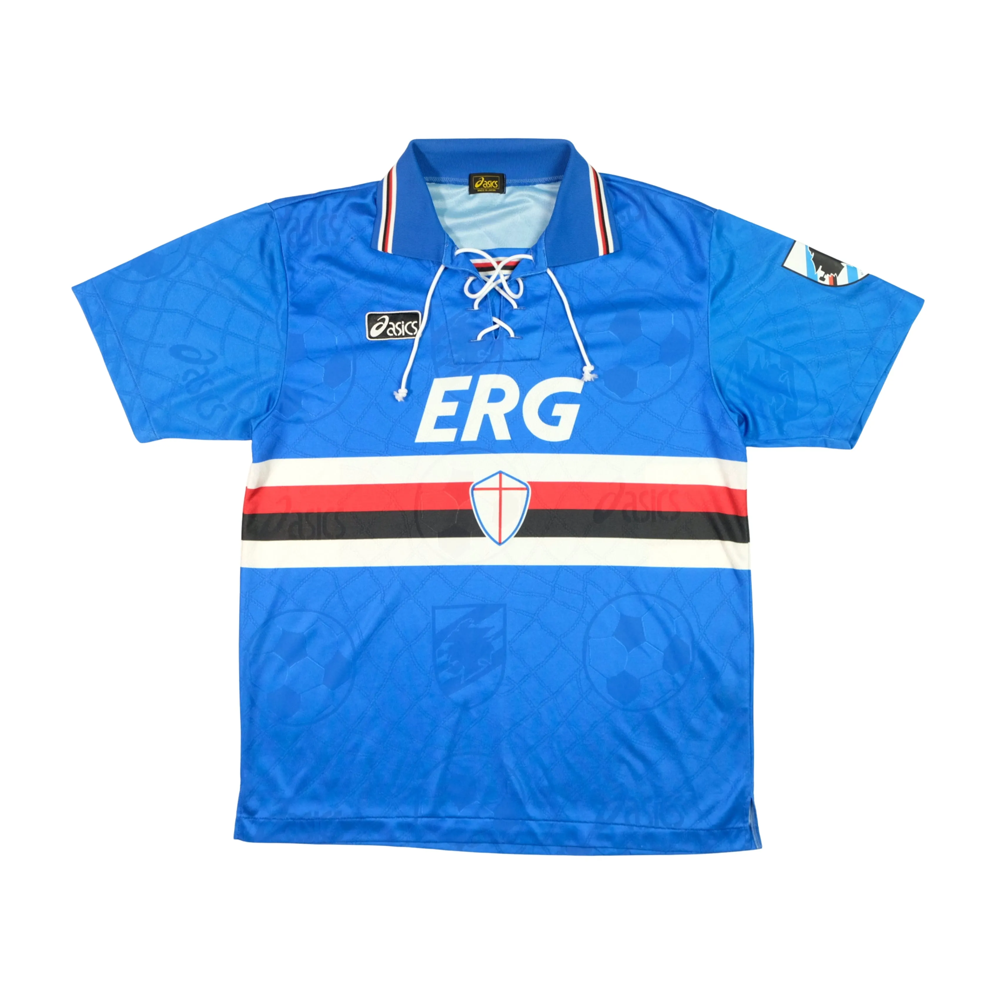 Sampdoria Original Asics 1995/1996 Home Vintage Football Shirt Large