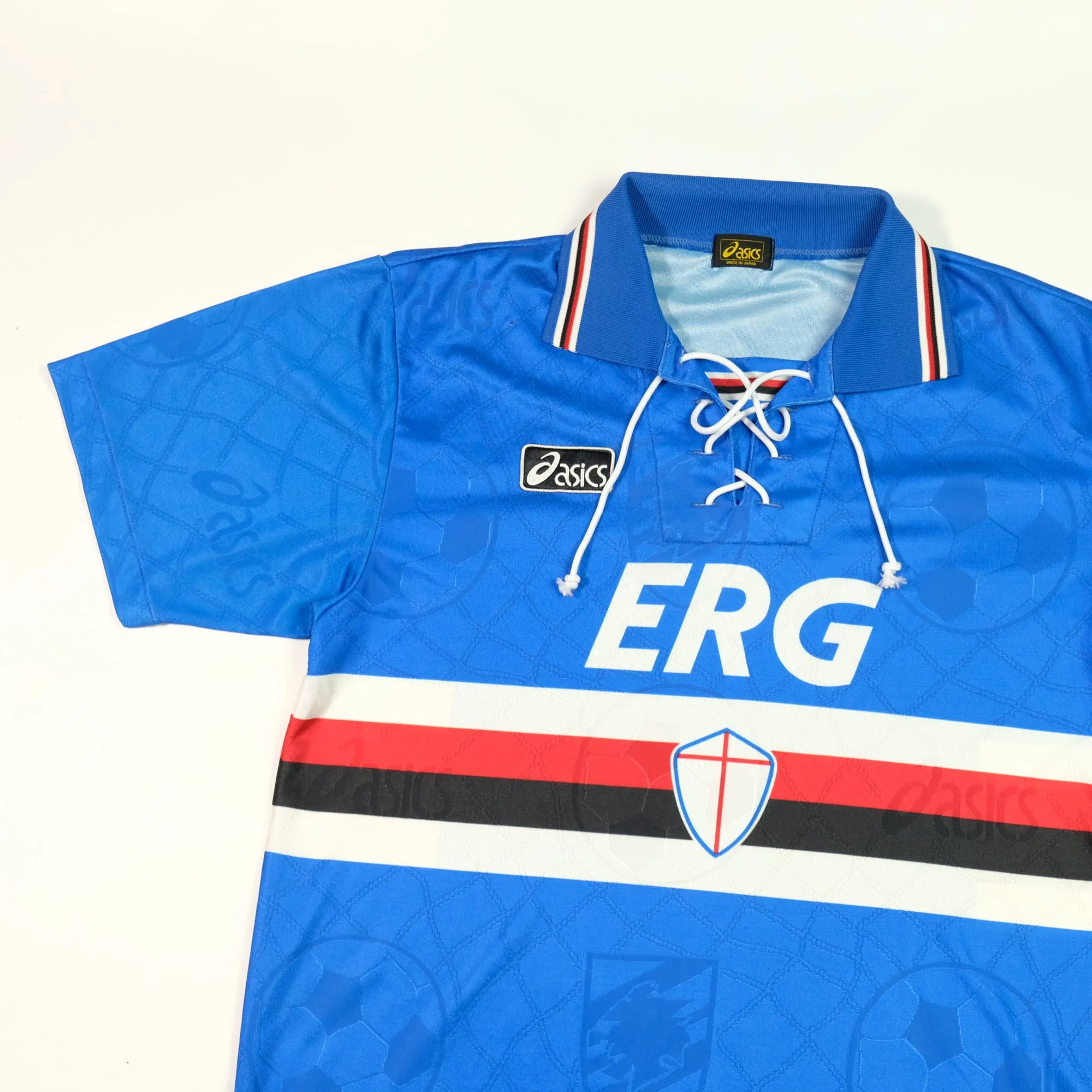 Sampdoria Original Asics 1995/1996 Home Vintage Football Shirt Large