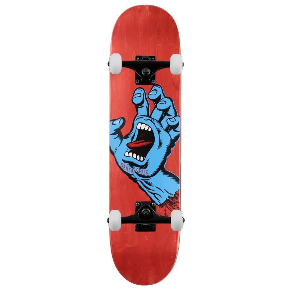 Santa Cruz Complete Skateboard Screaming Hand Multi 8